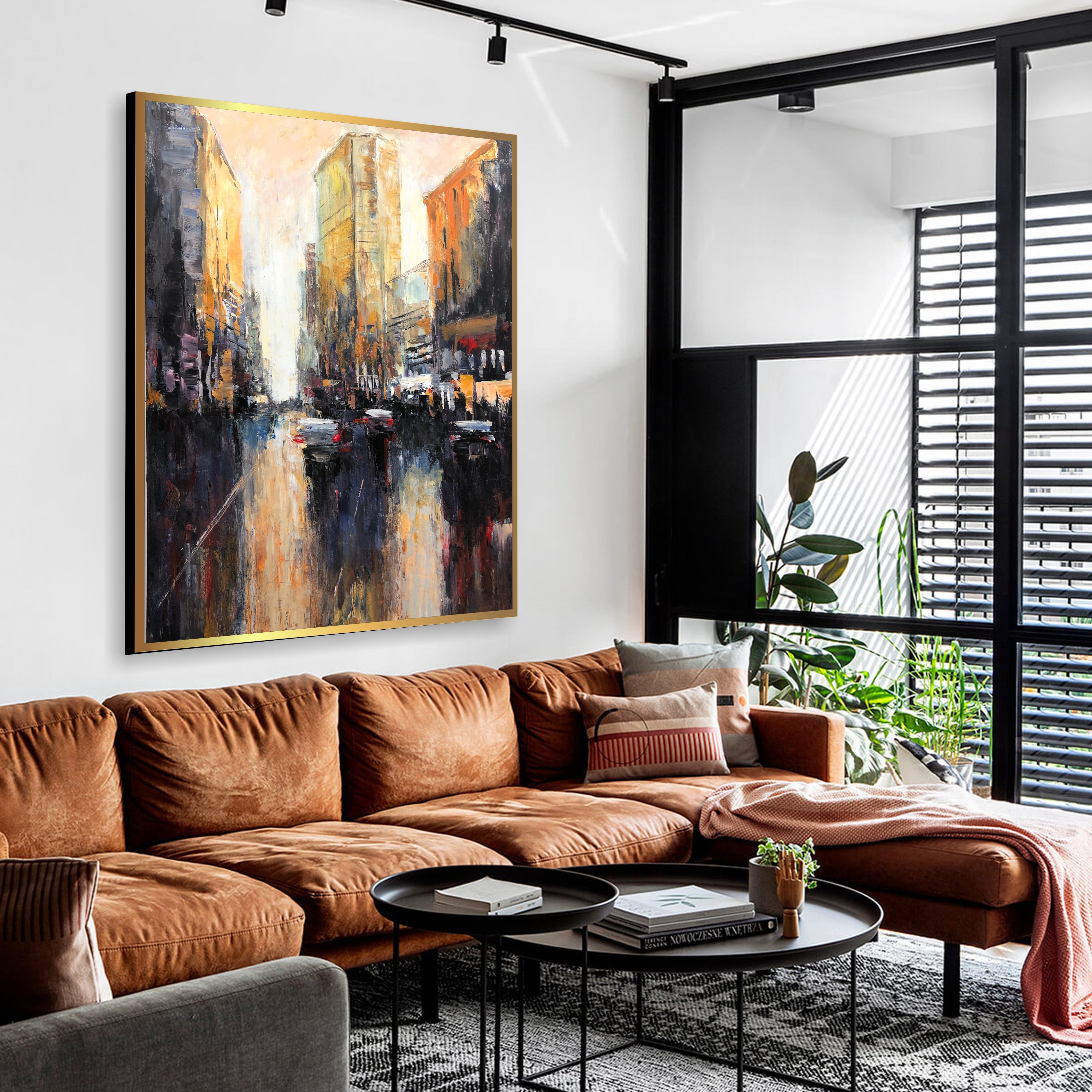 STREETS OF MANHATTAN 43.3"x39.3"