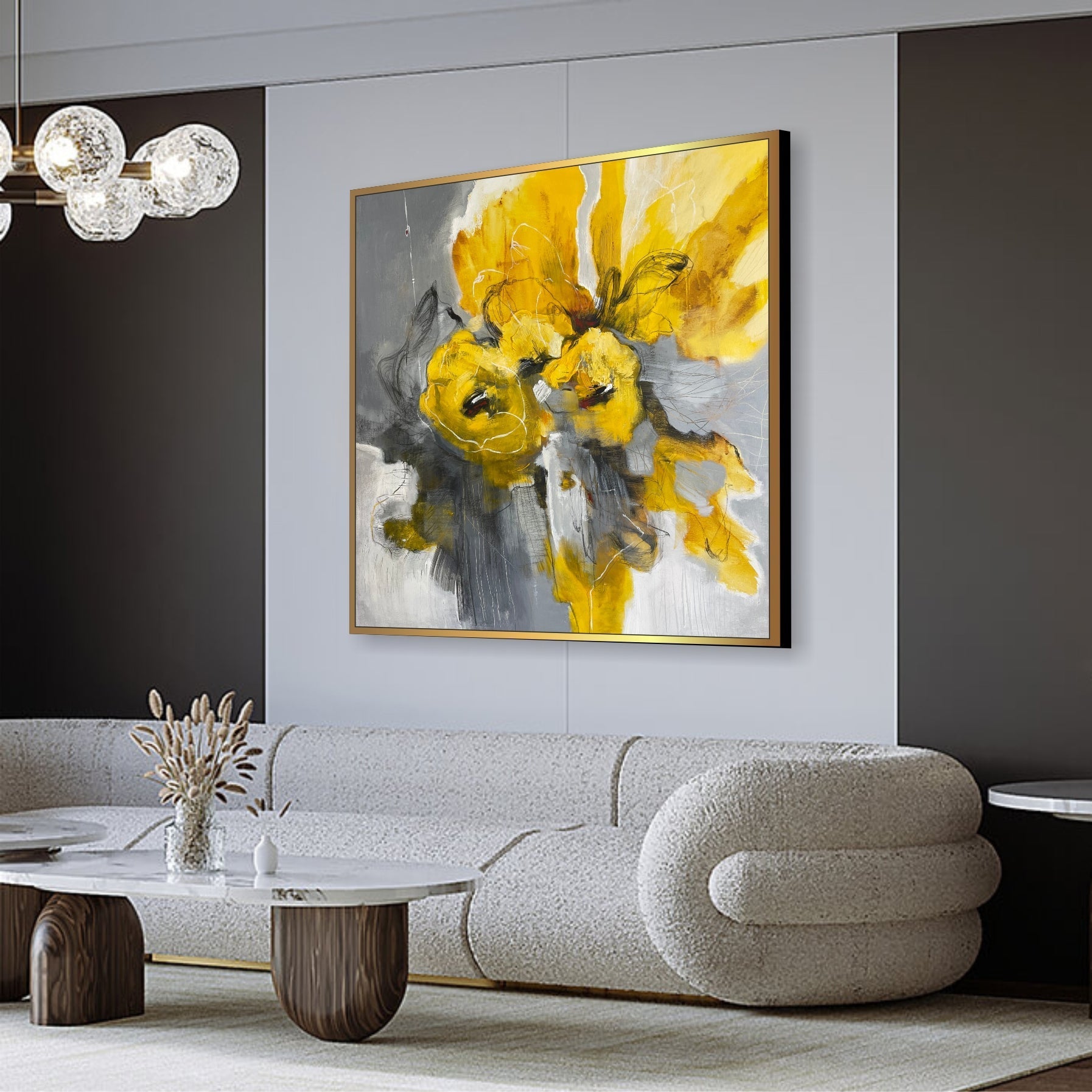 RADIANT FLORA 39.3"x39.3"