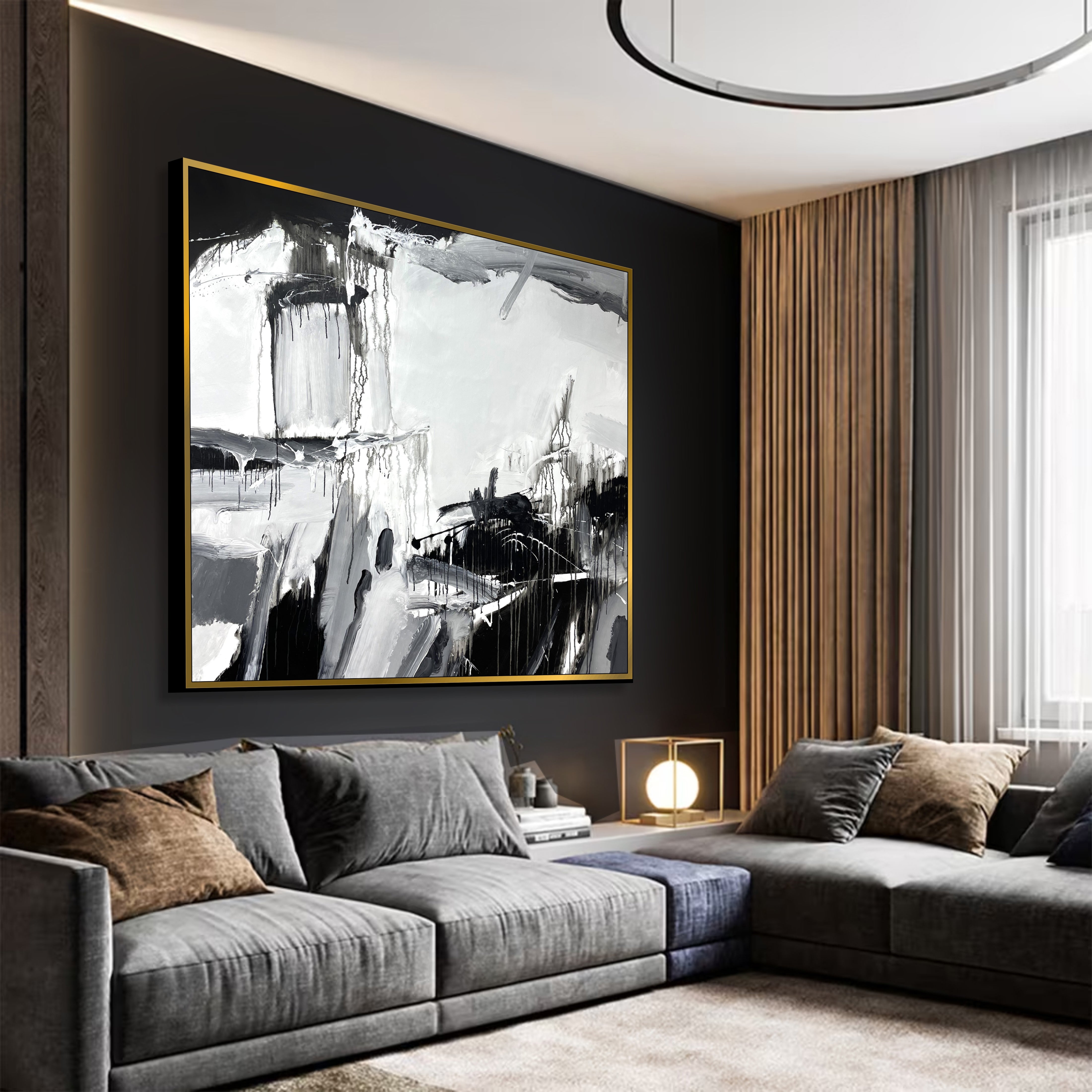 WHITE AND BLACK 20 39.4"x47.2"