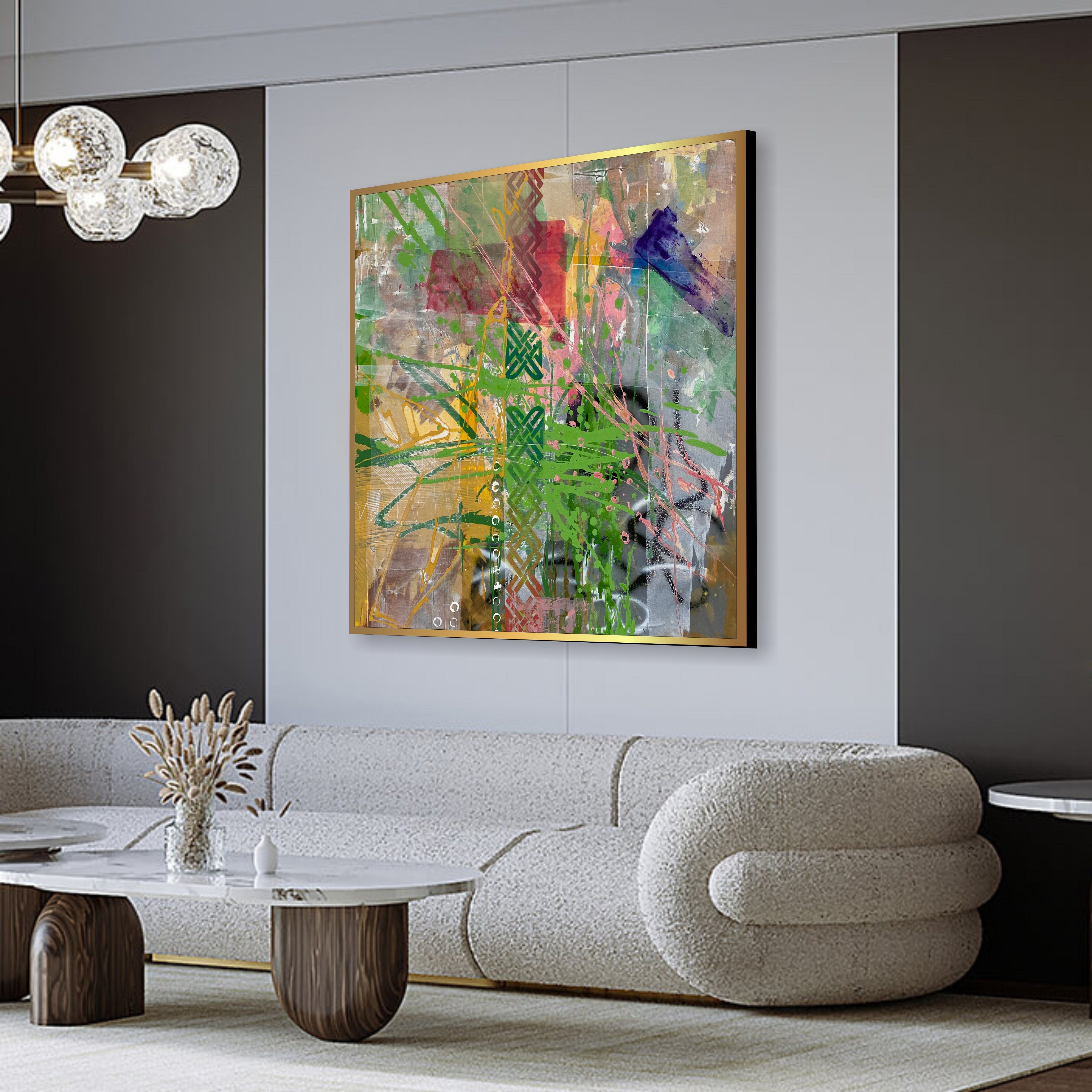 NATURE'S PALIMPSEST 39.4"x39.4"