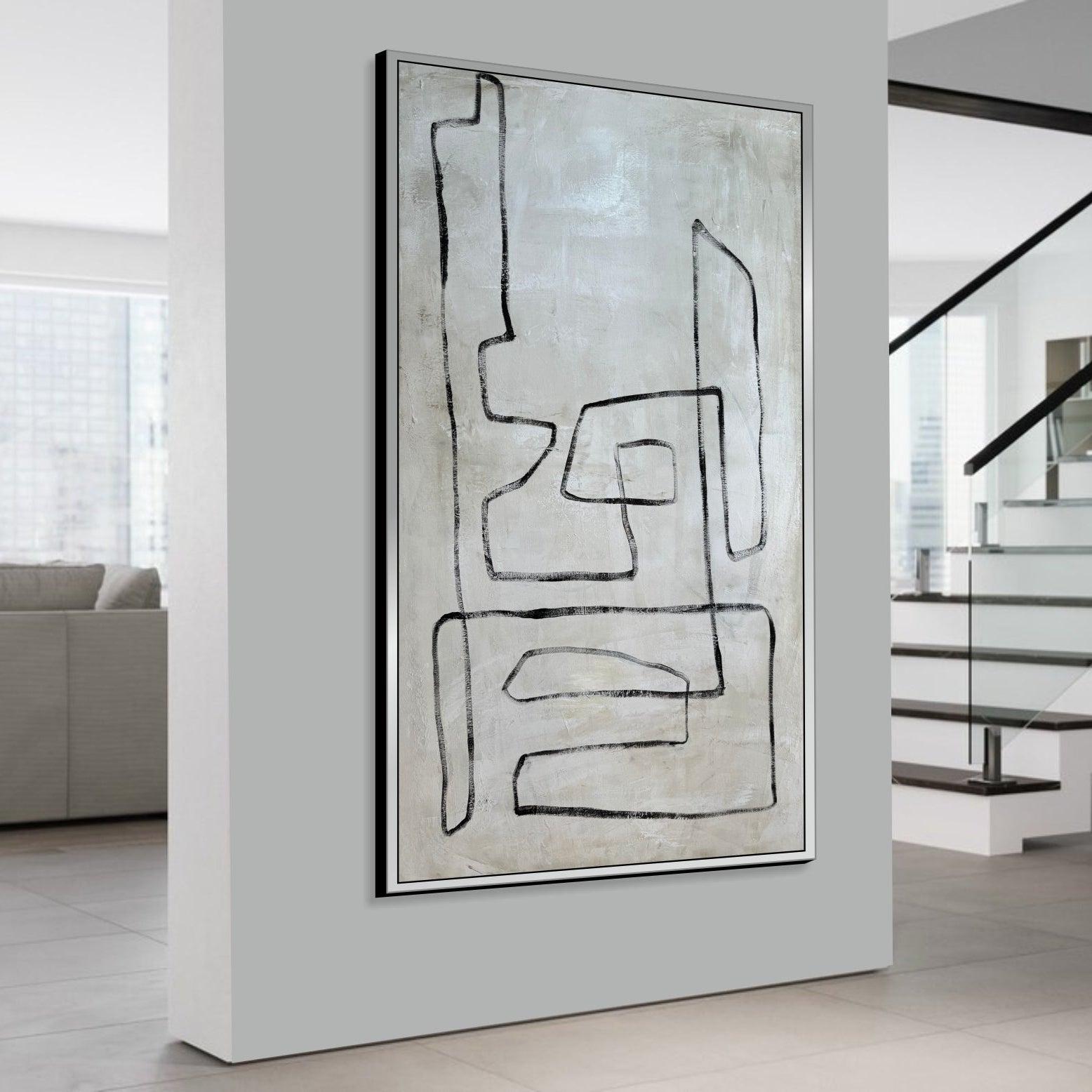 GEOMETRIC PATHWAYS 54"x36"