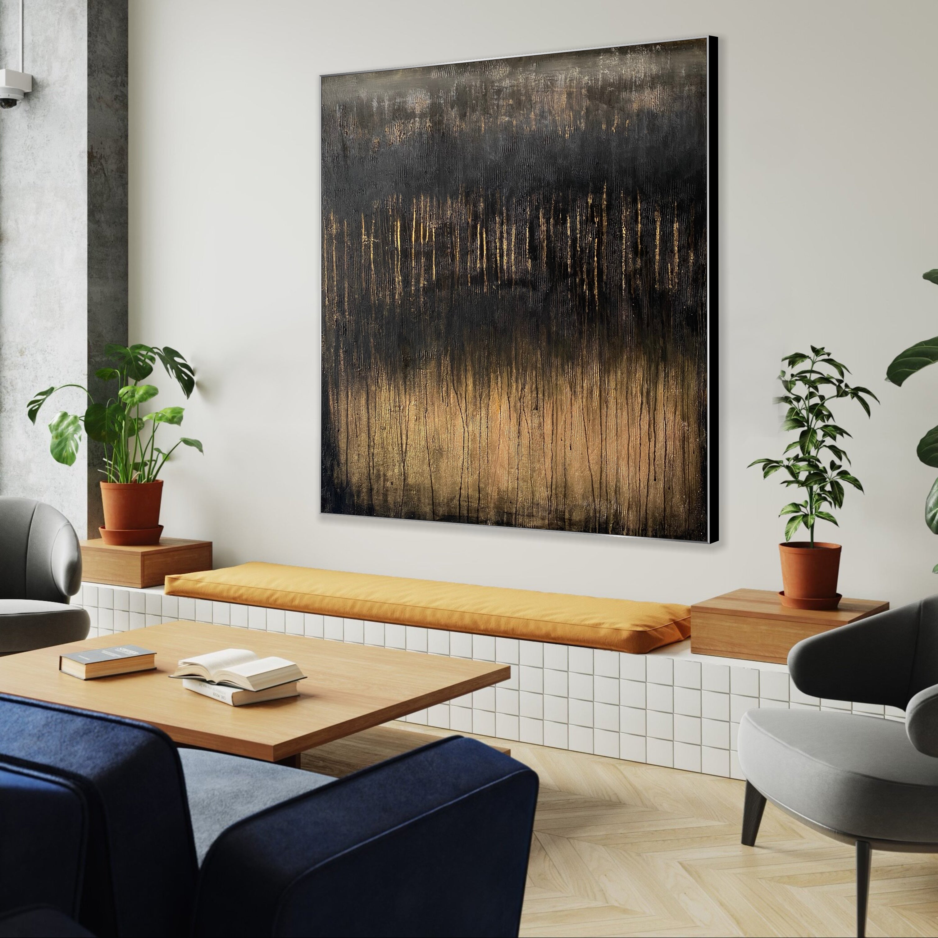 SHIMMERING NIGHT 40"x40"