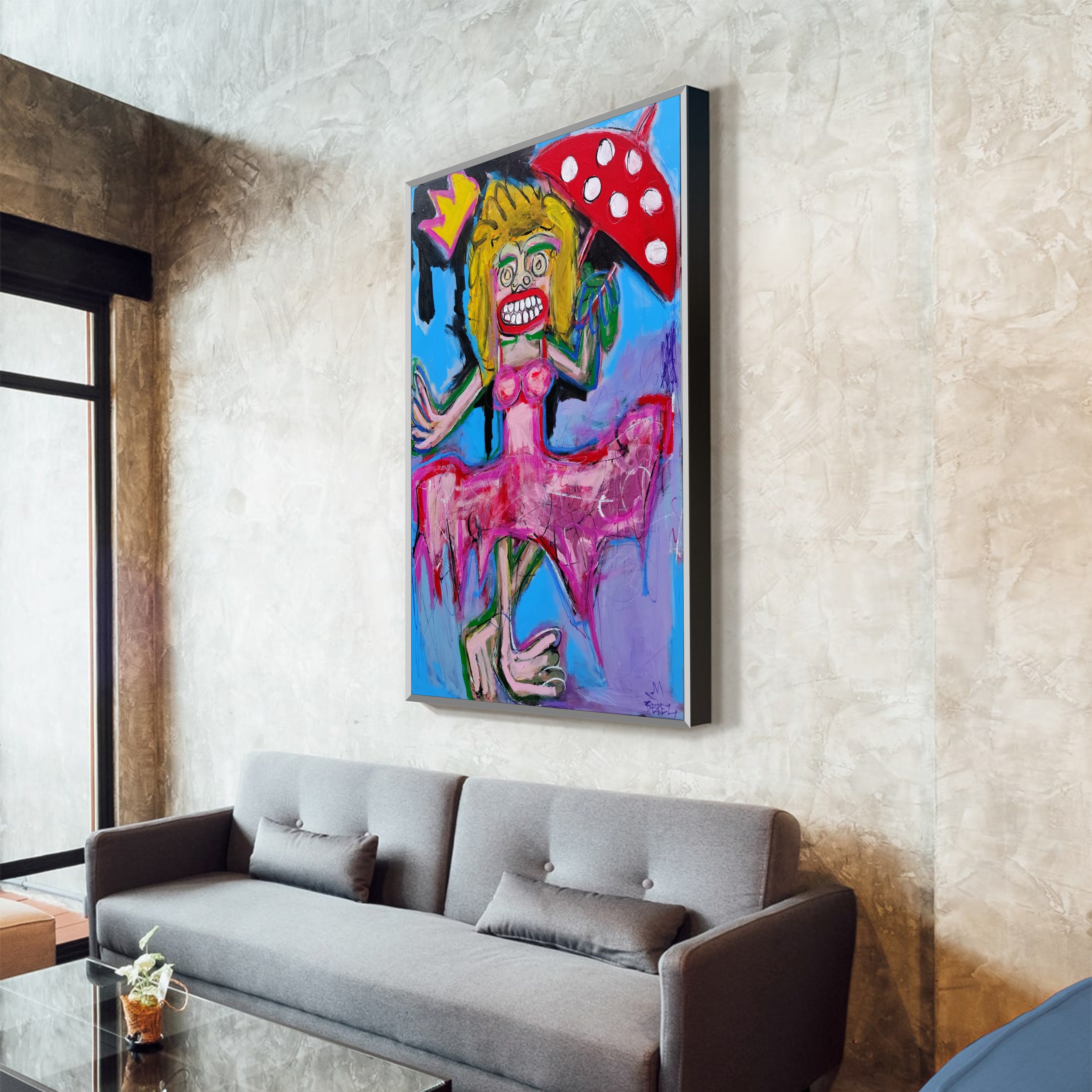 GRAFFITI QUEEN 46.1"x36.2"