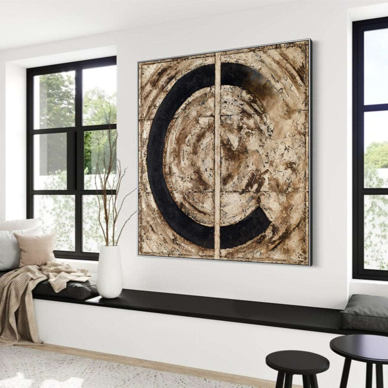 Abstract Geometric Paintings ARCHAIC ORBIT