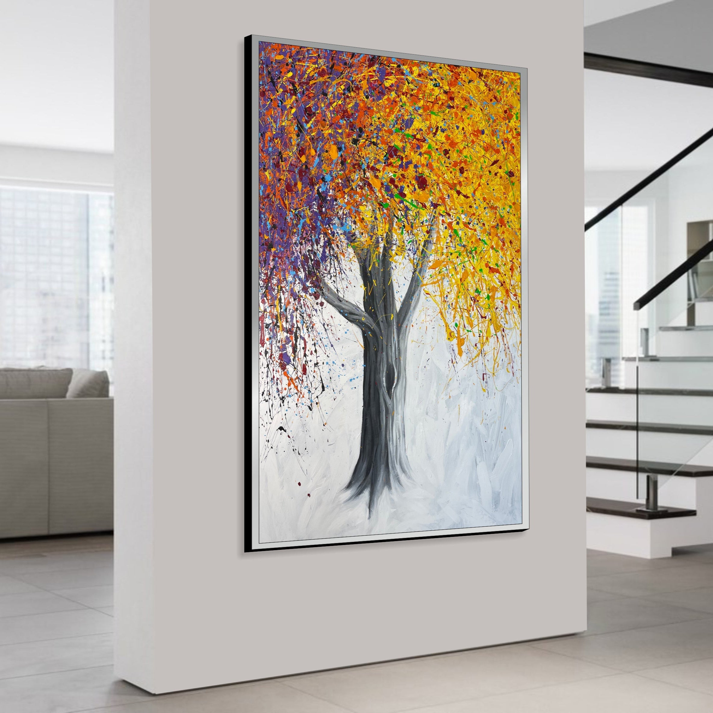 GLEAMING AUTUMN WHIRL 60"x39.4"