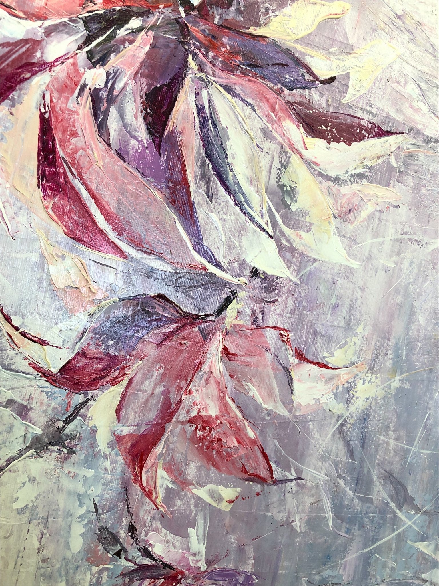 FLOWERS BLOOM 27.5"x27.5"