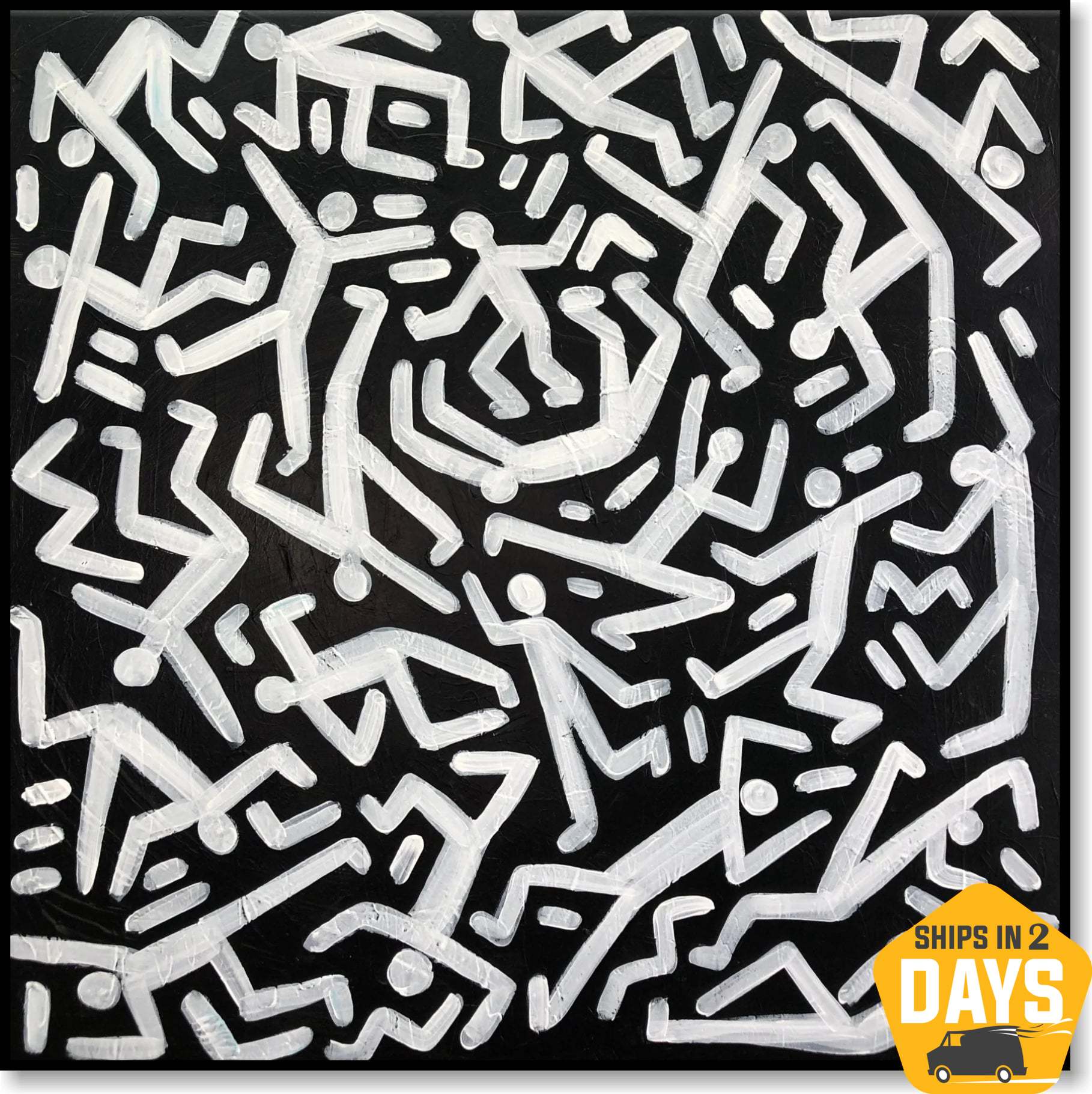 GEOMETRIC DANCE 32"x32"