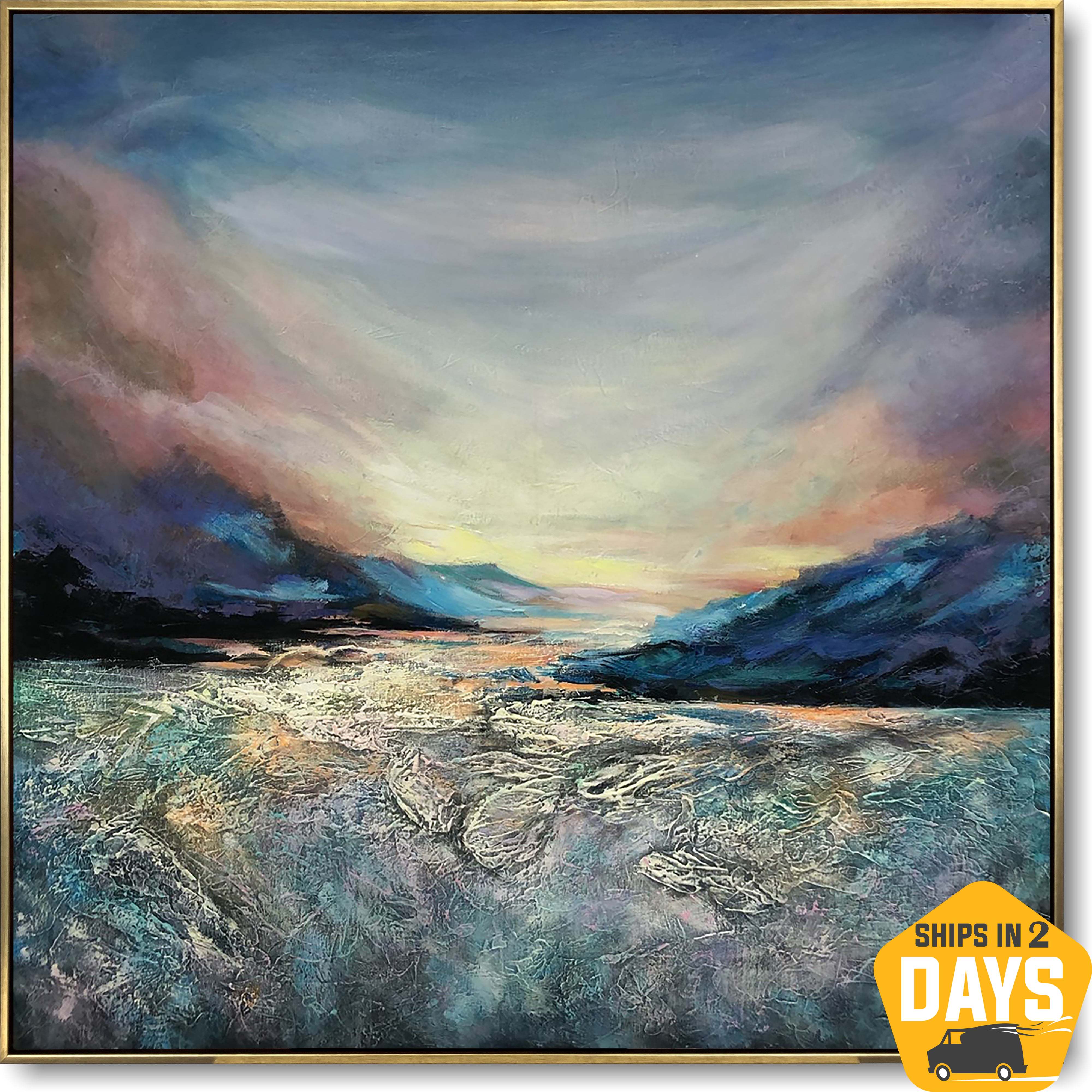 OCEANIC WAVES 27.5"x27.5"