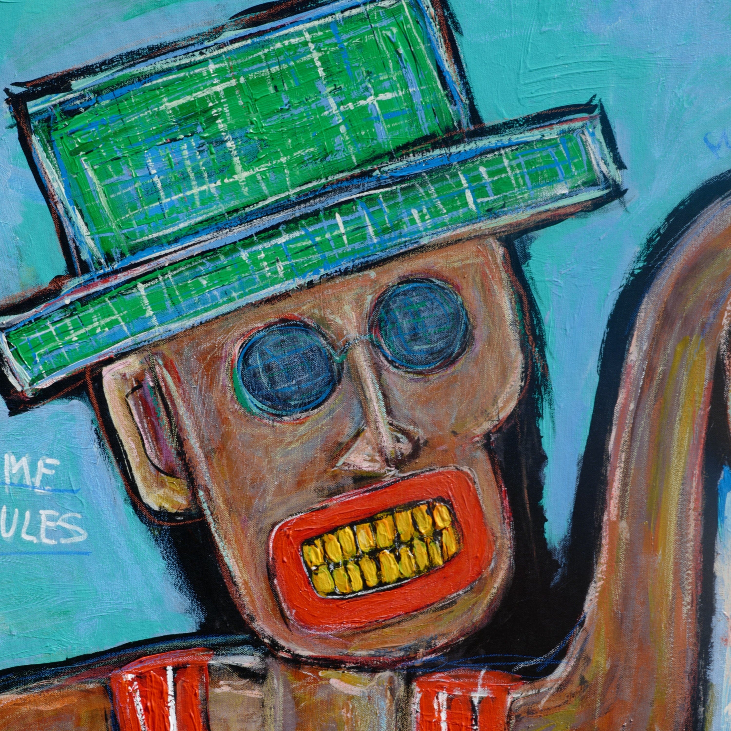 Sport Painting Art Canvas BASKETEER 60"x40"