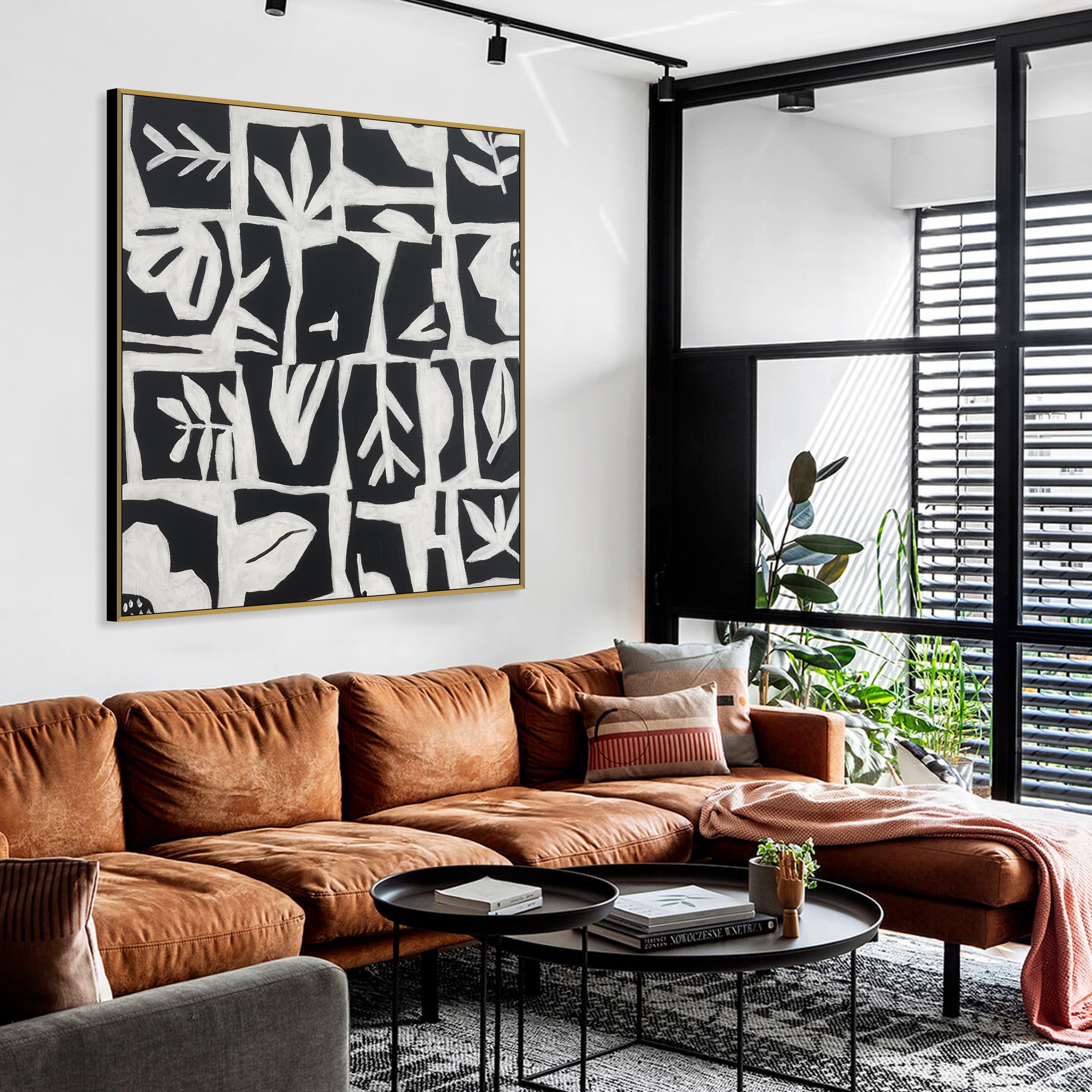 BOTANICAL HARMONY 32"x32"