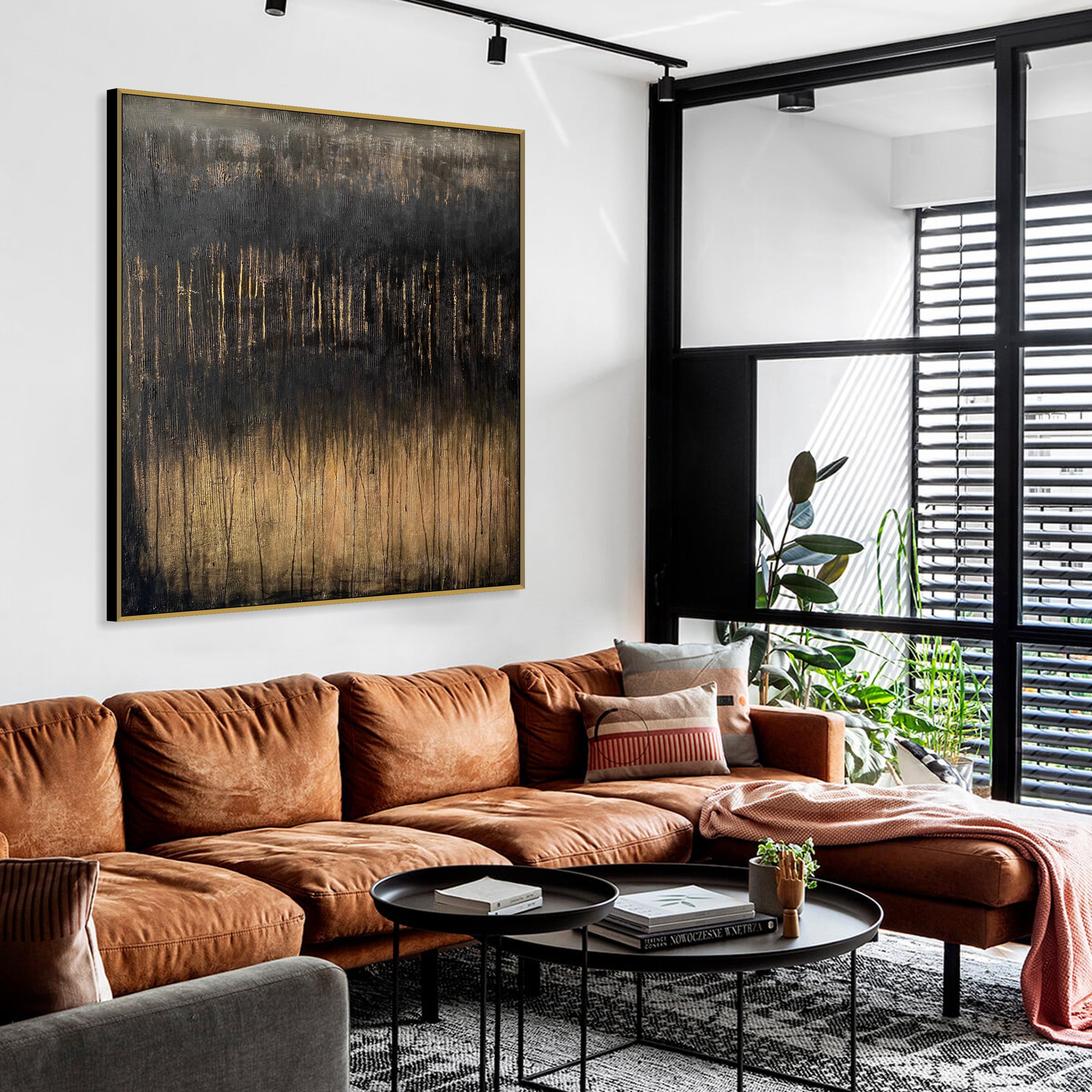 SHIMMERING NIGHT 40"x40"