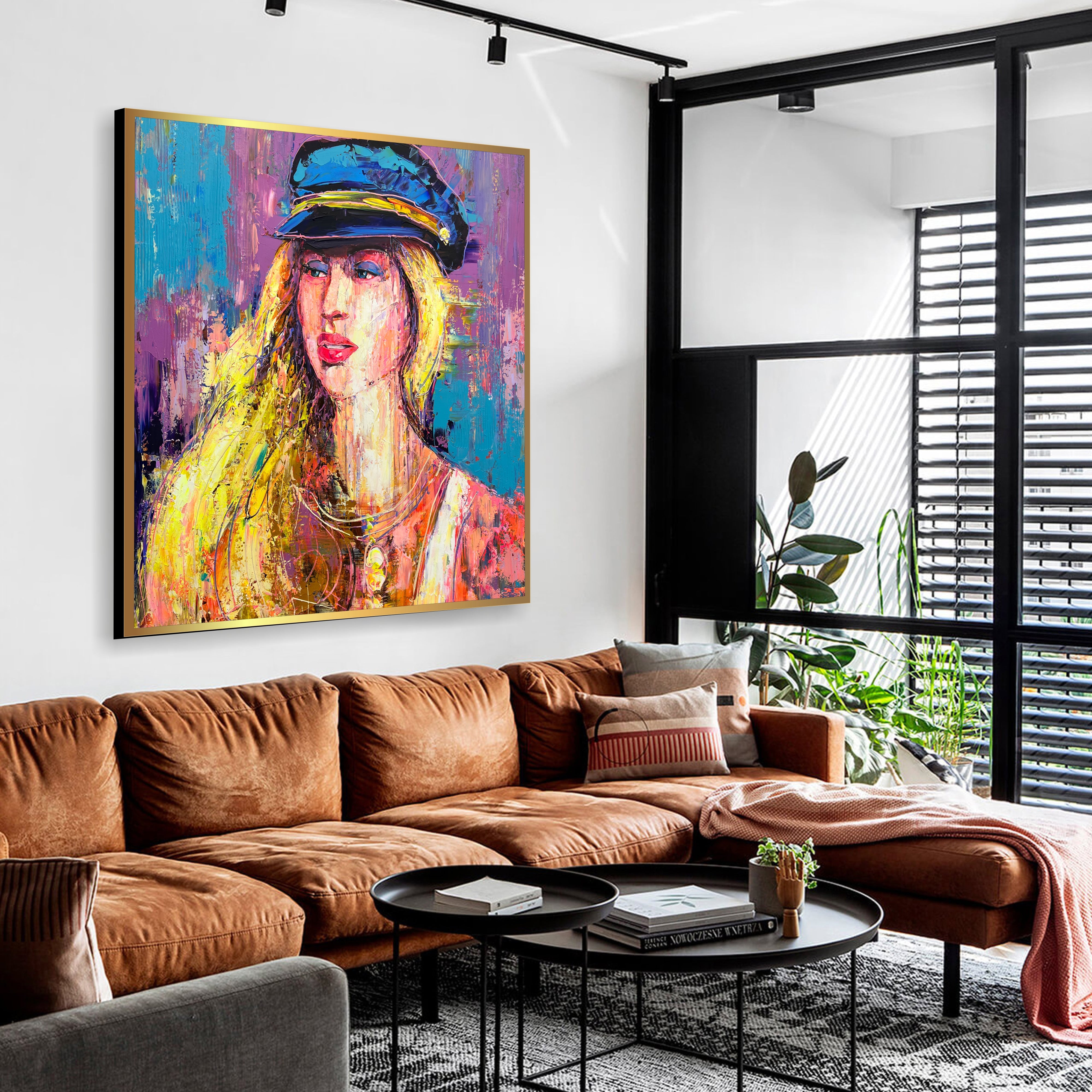 AZURE ELEGANCE 46"x46"