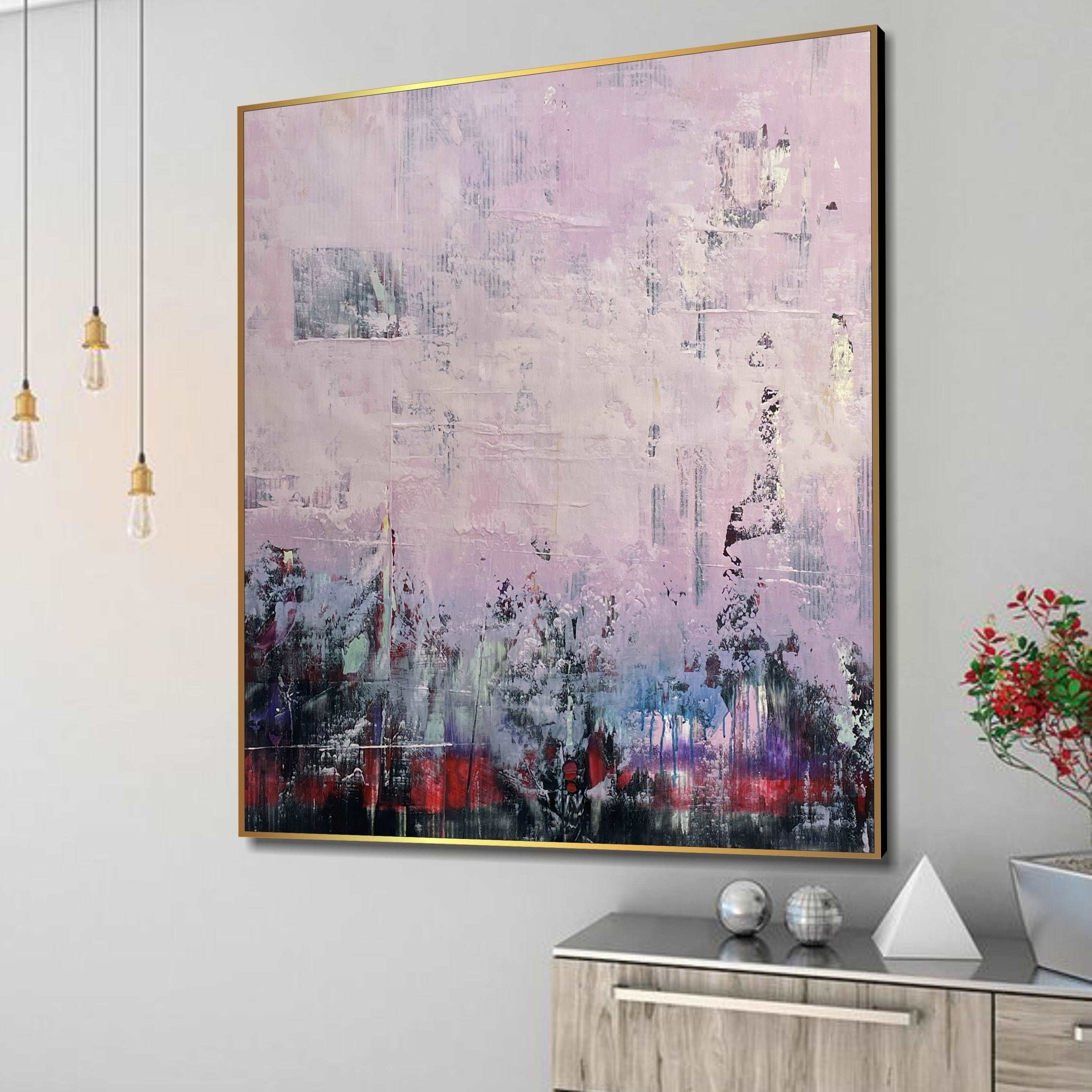 Abstract Elegant Artwork ASSOCIATION 268 35.4"x33.4"