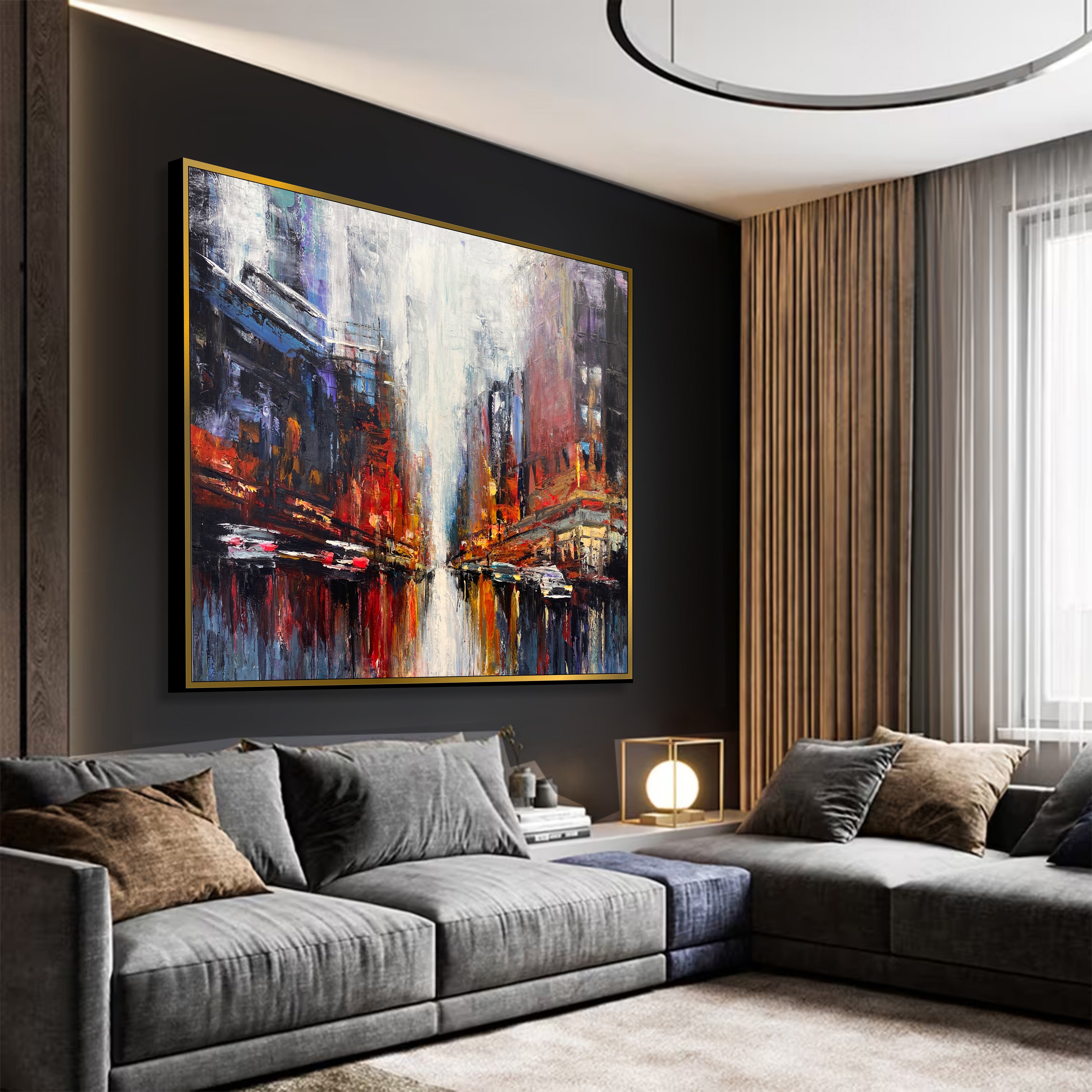 VIBRANT METROPOLIS 36"x54"