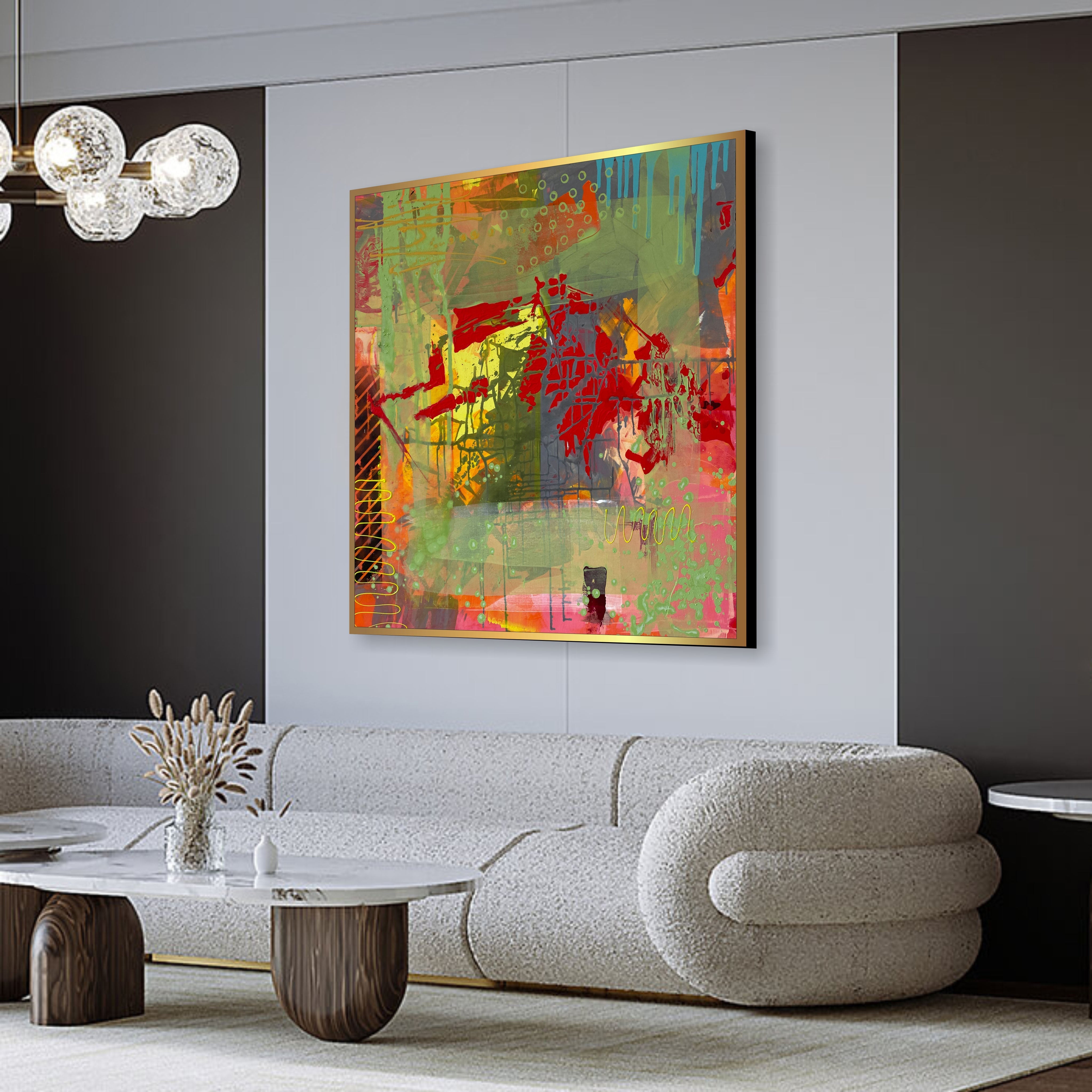 VIBRANT DISARRAY 39.4"x39.4"