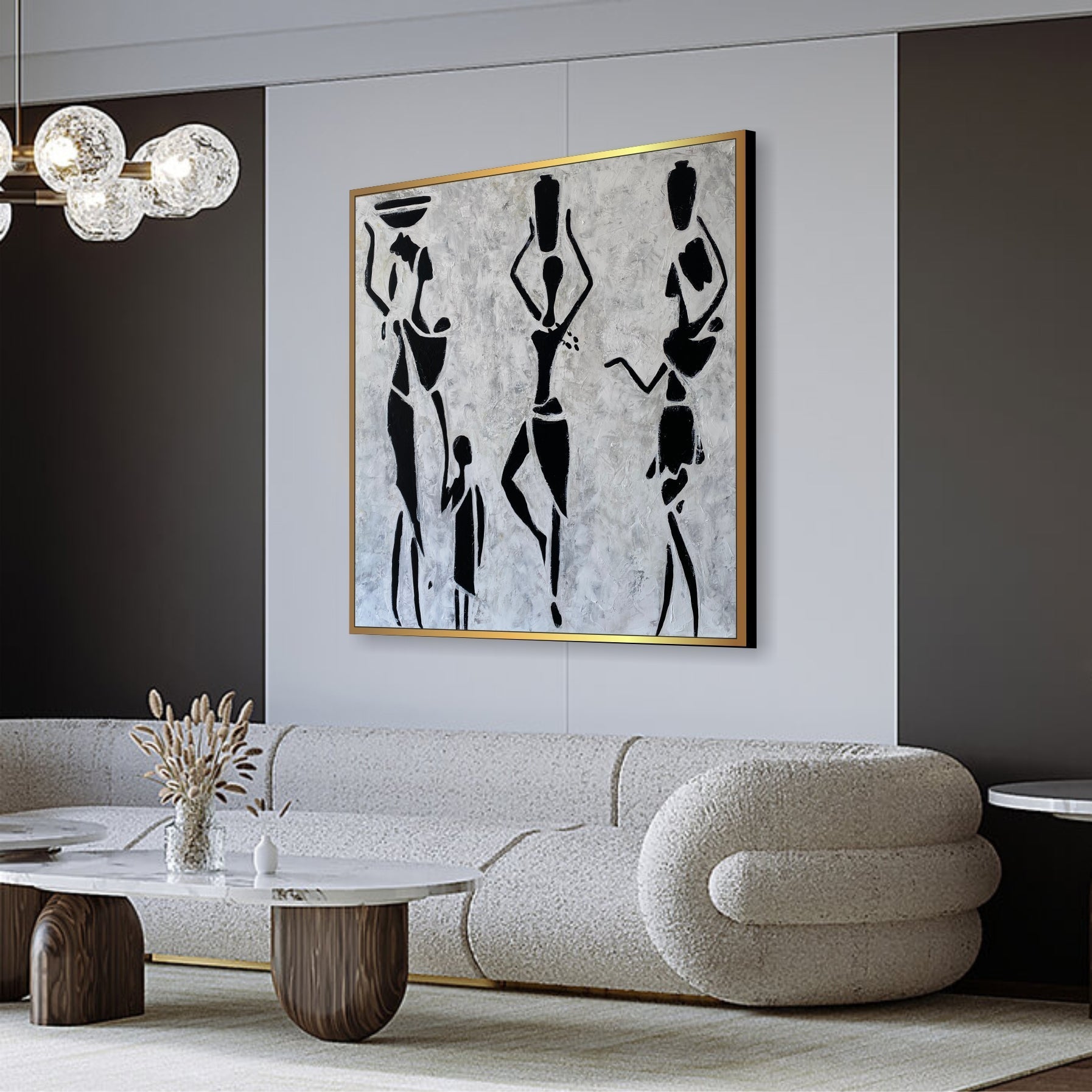 ECHOES OF AFRICA 39.7"x39.7"