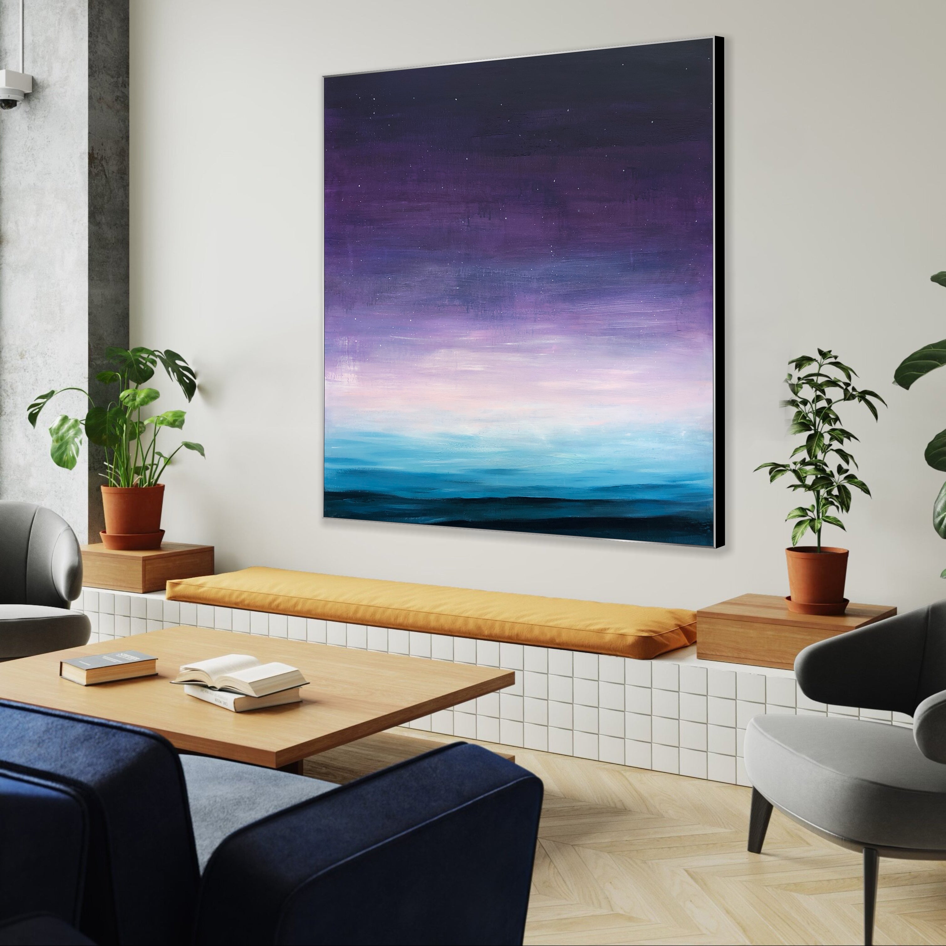 TWILIGHT SKY 40"x40"