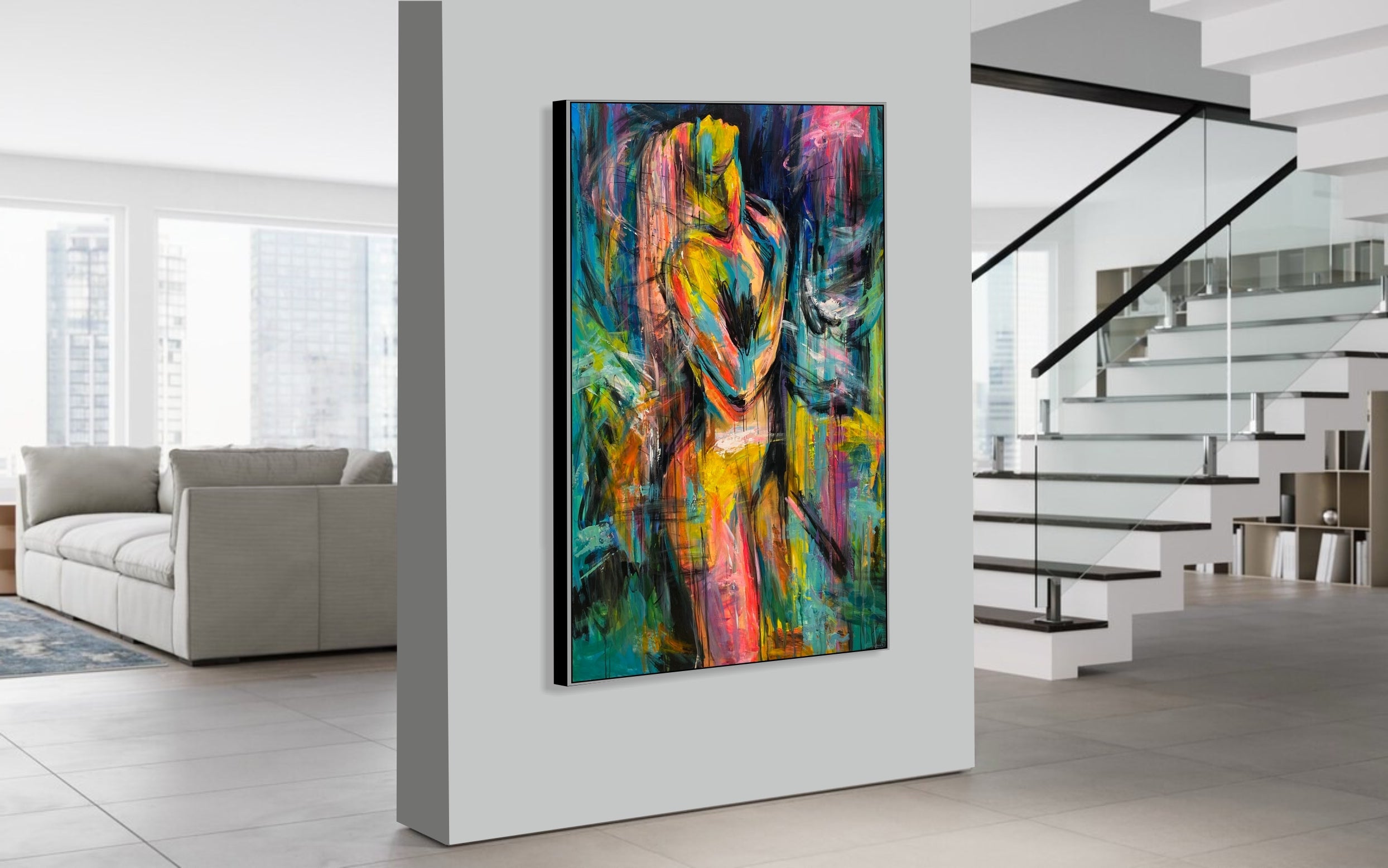 UNDER THE RAIN 60"x40"