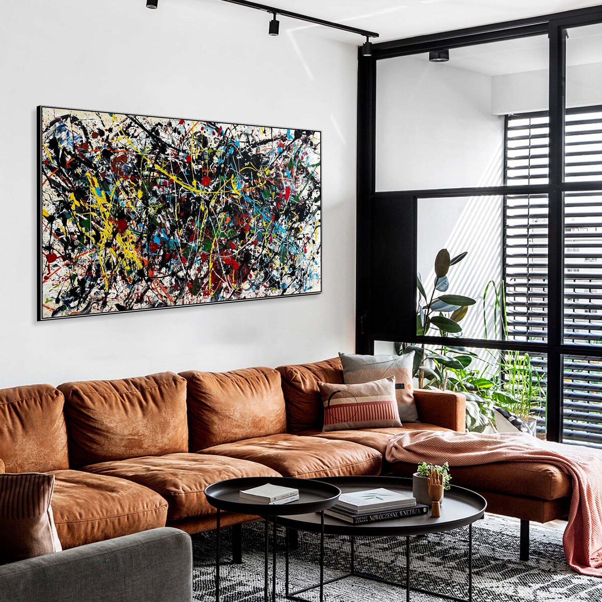 Rich textured colorful art ENERGIZED ABSTRACTION