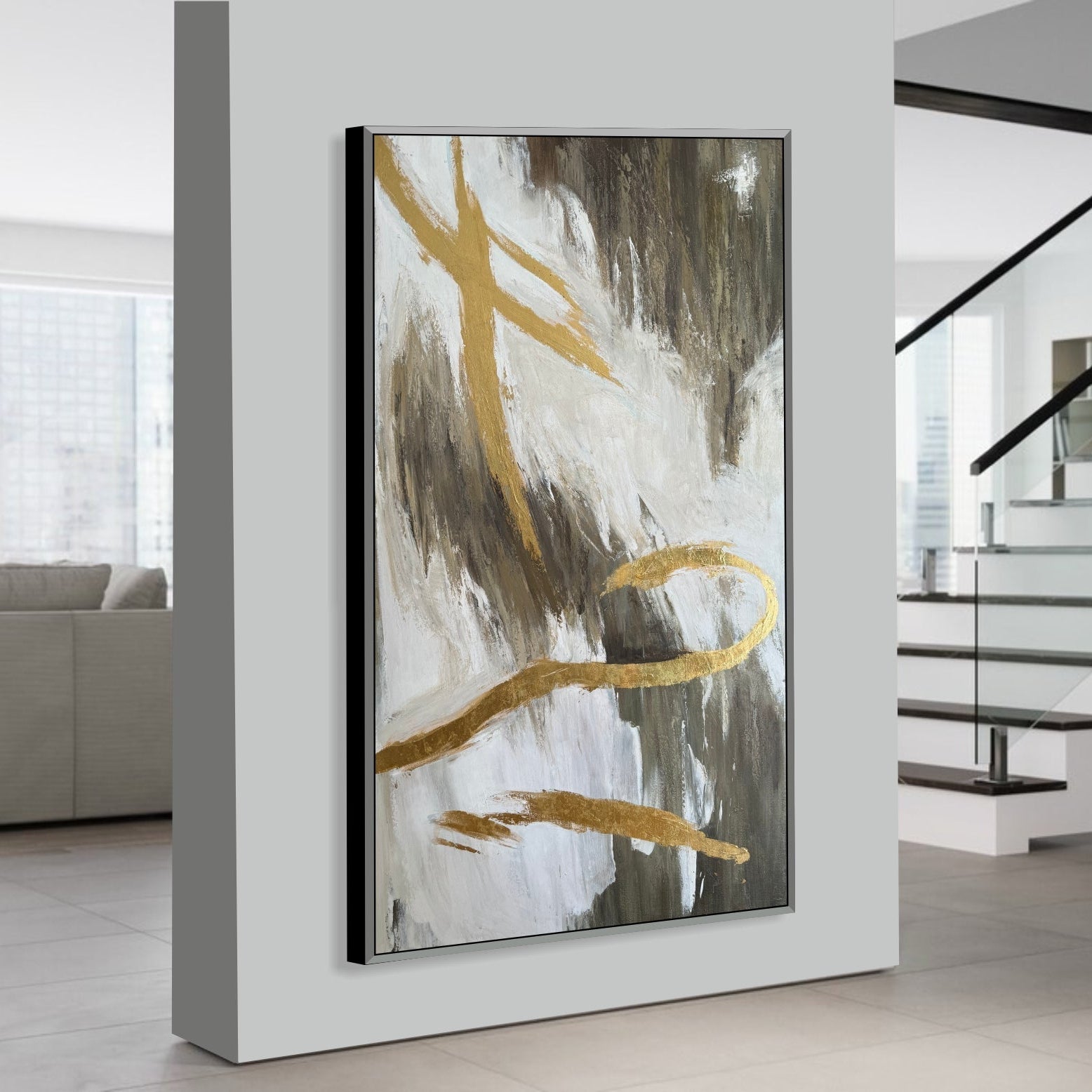 GOLDEN MOTION 72"x48"