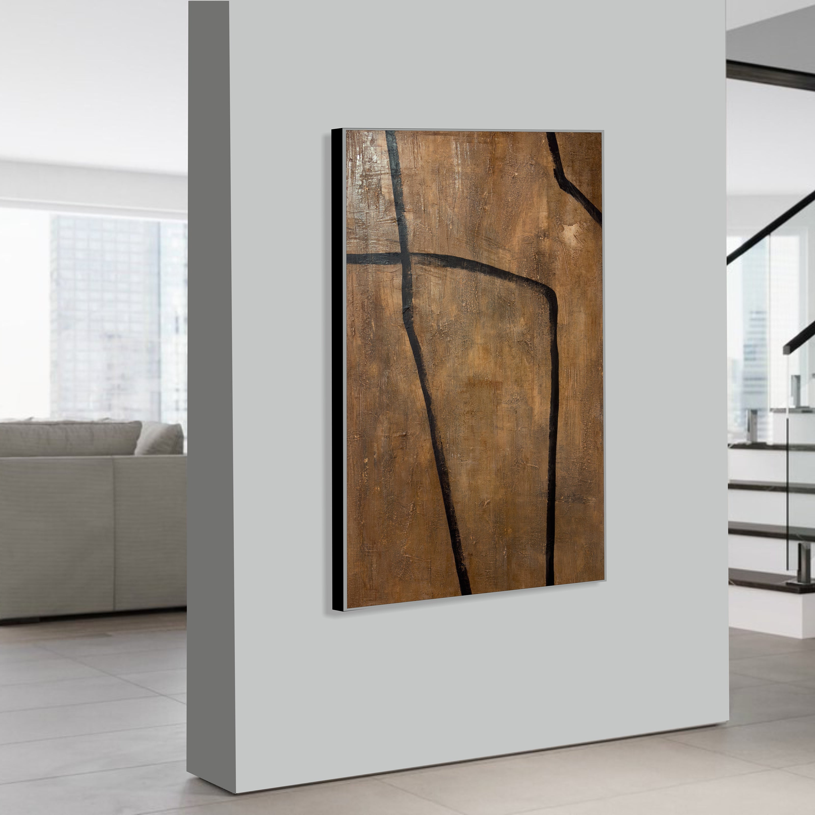 ABSTRACT TERRAIN 32"x24"