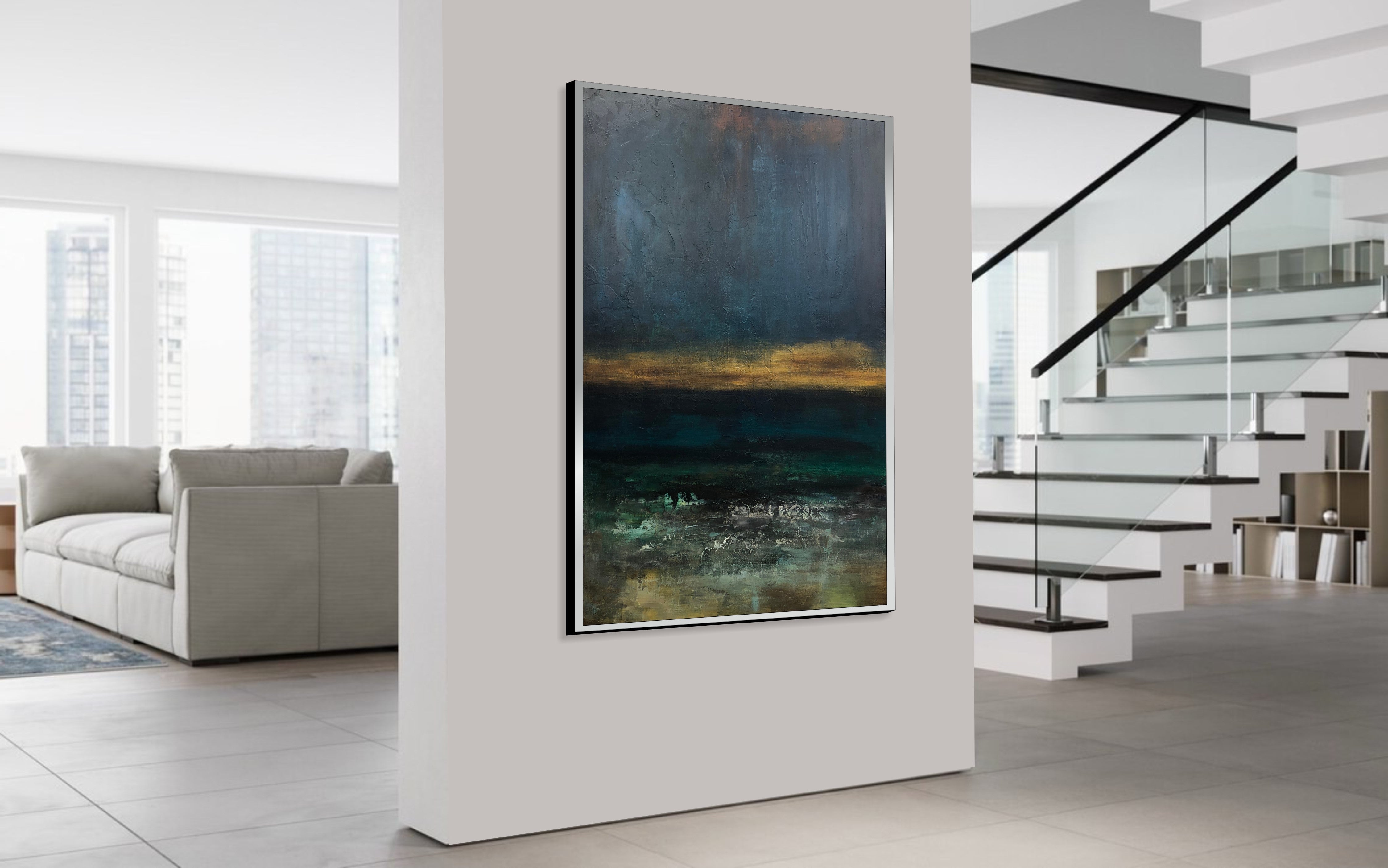 STORMY OCEAN 40"x30"