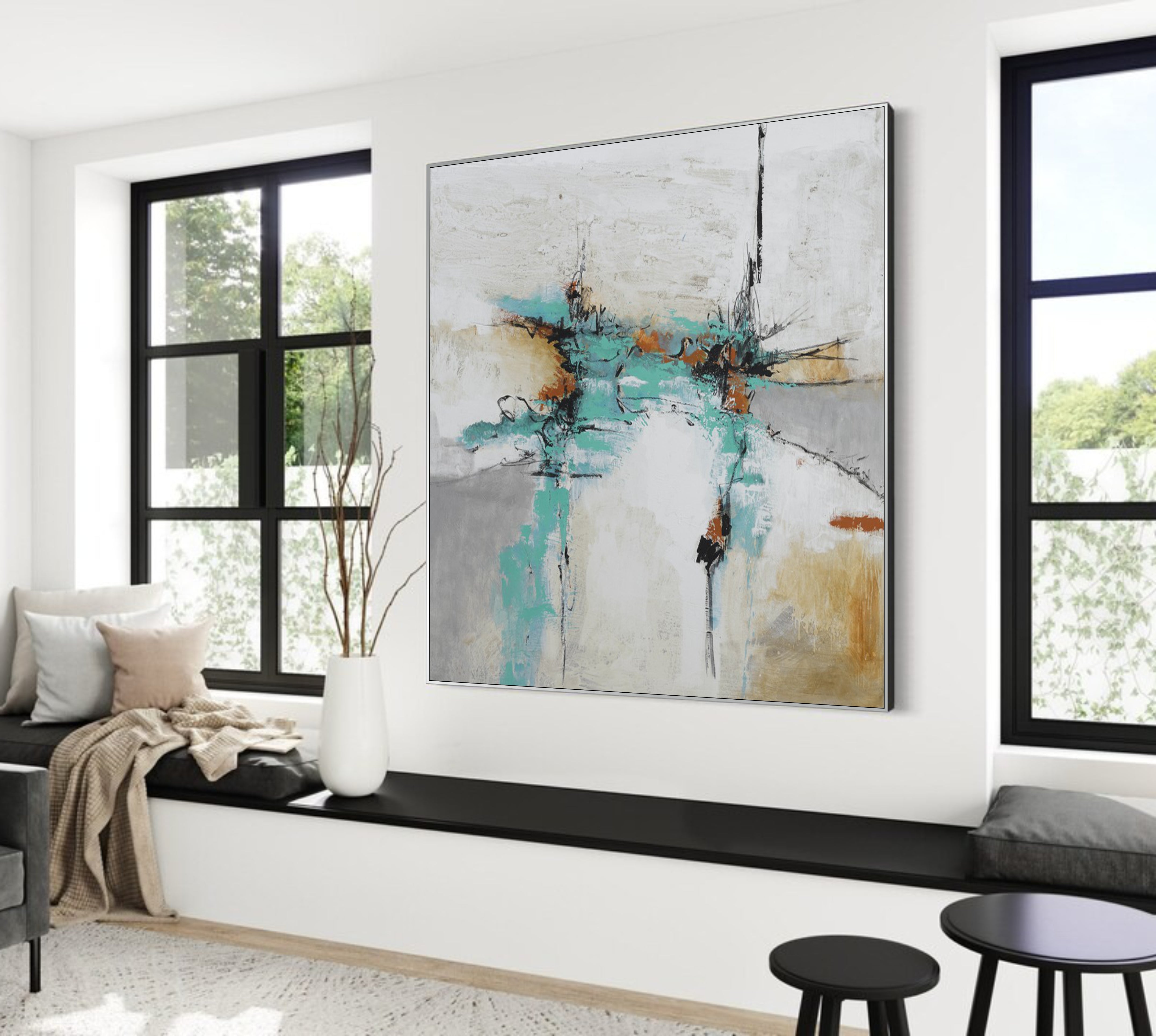 Modern wall art AQUA DYNAMICS