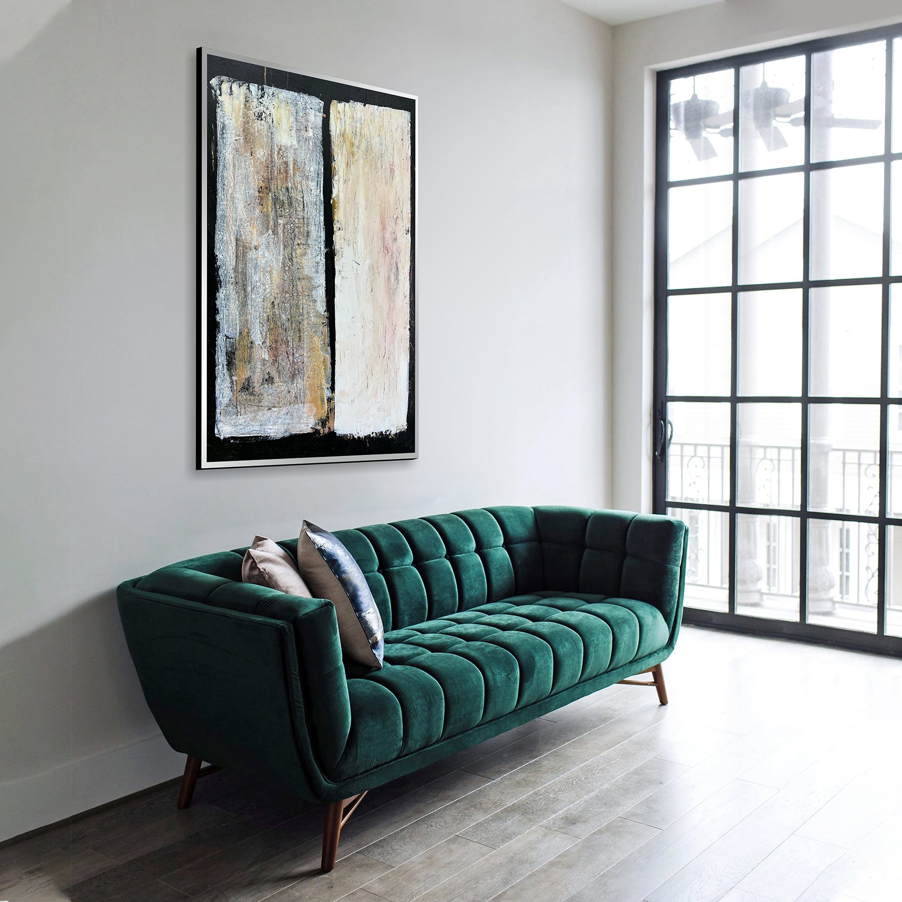 TWIN GEOMETRIES 32"x24"