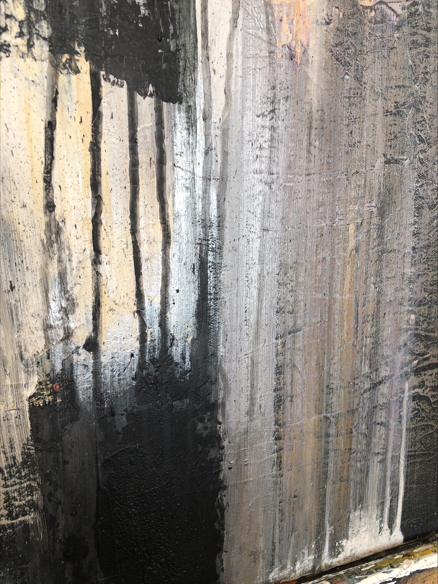 STREAKED WITH TEARS 19.68"x19.68