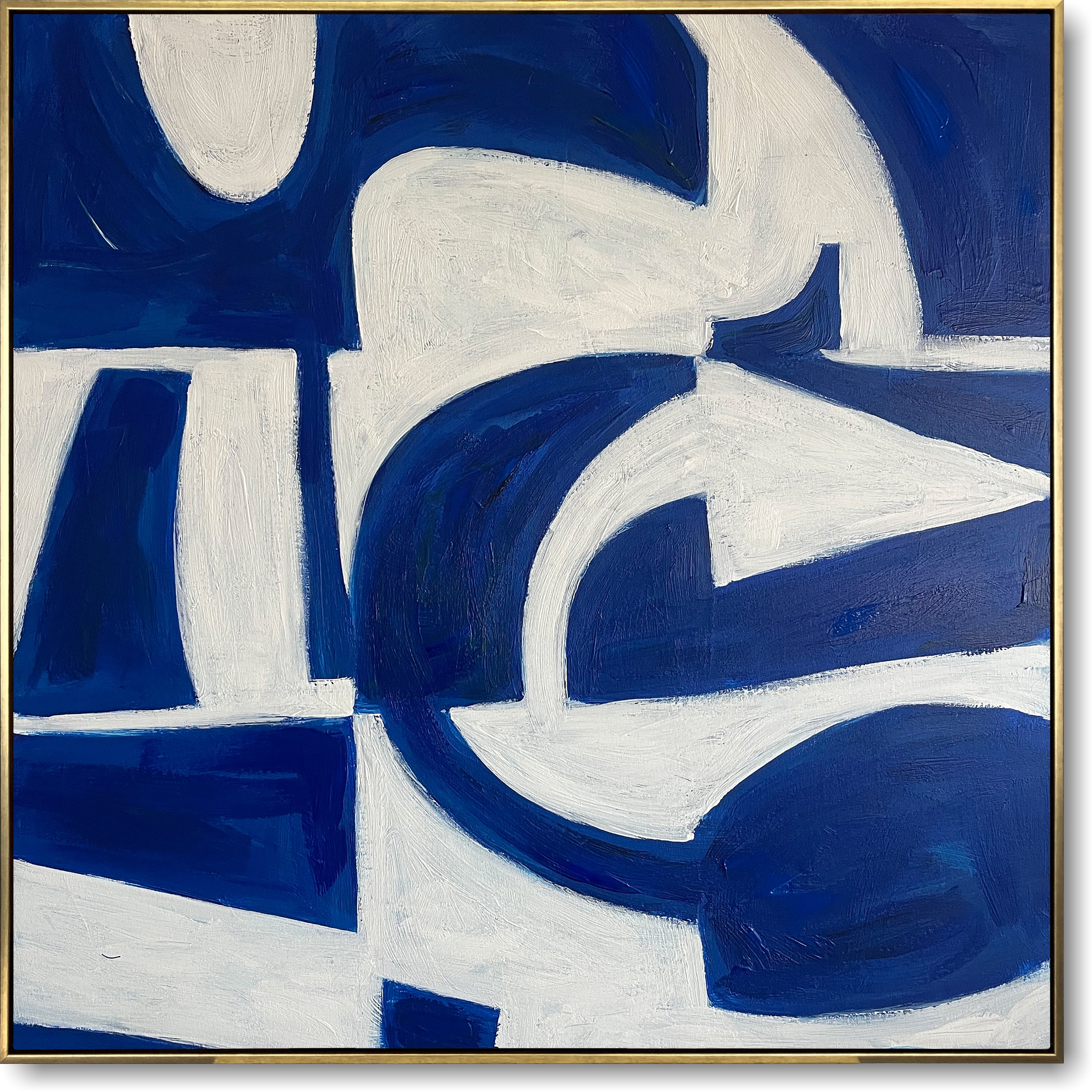 Minimalist abstract figures art GEOMETRIC WAVES