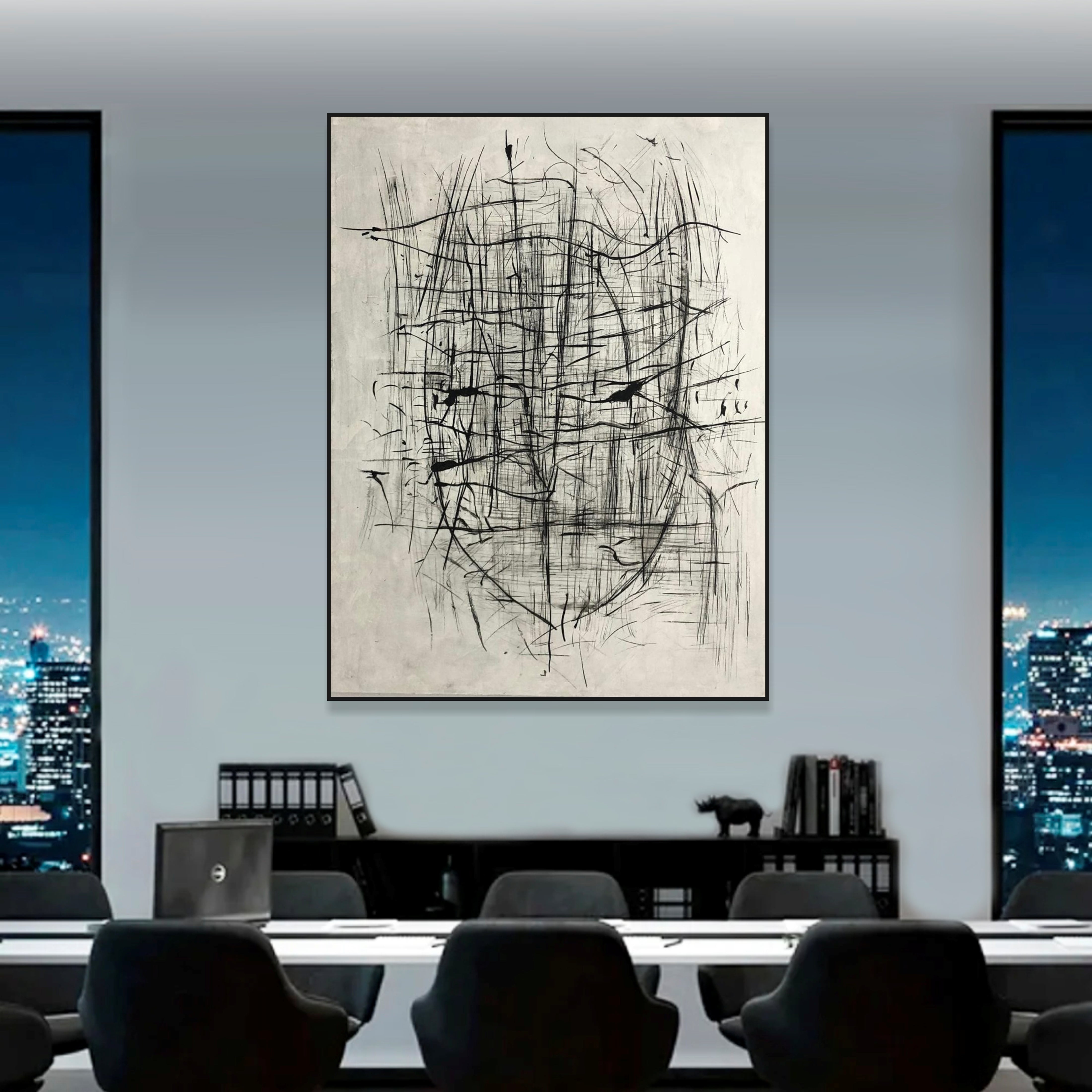 Minimalist line art ROTATION