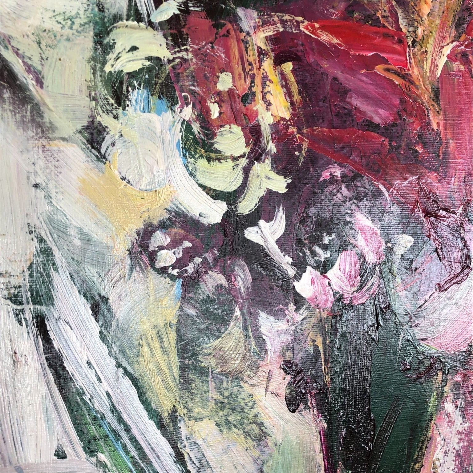 BOUQUET OF FLOWERS 35.43"x15.74"