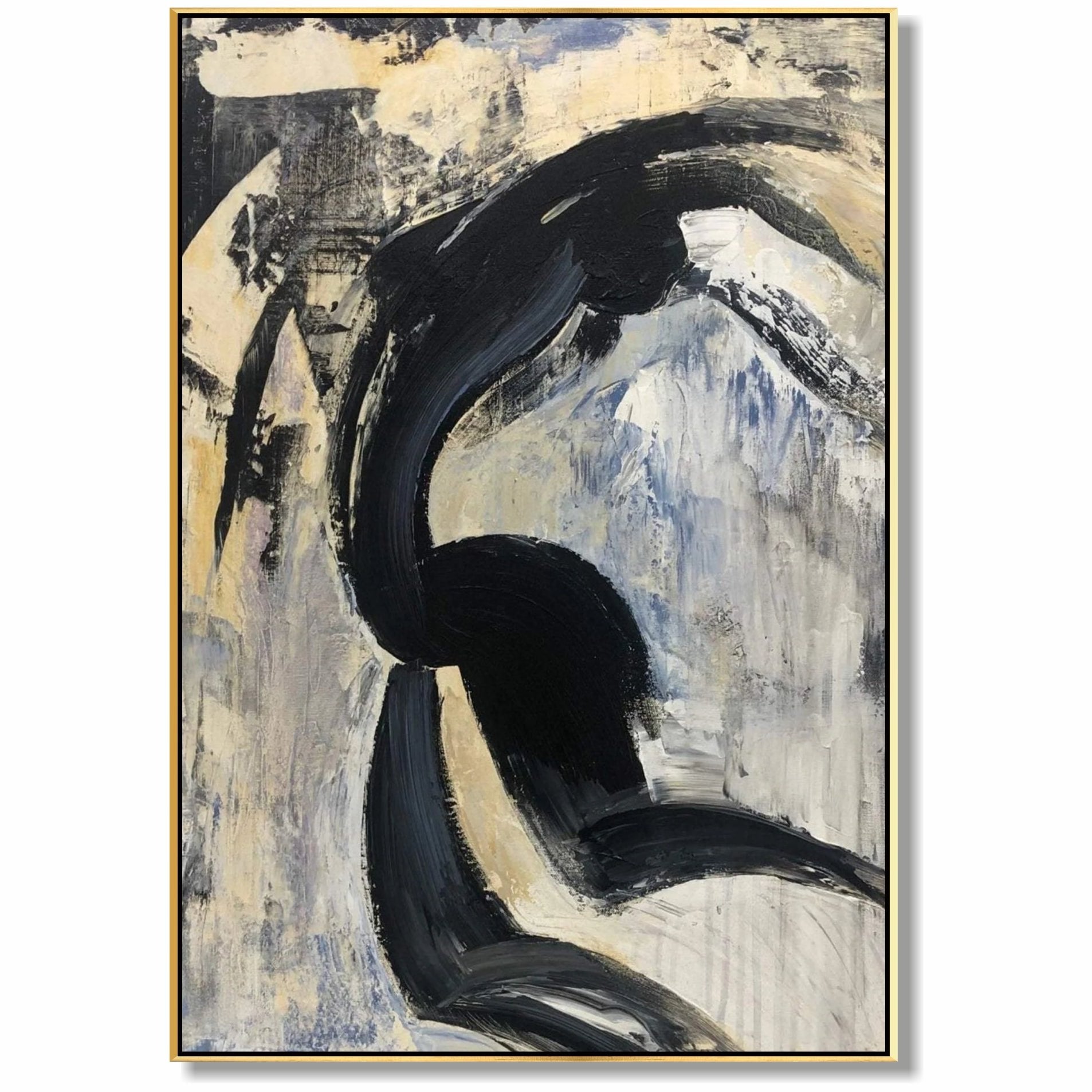 Figurative abstract monochrome art ABSTRACT NAKED