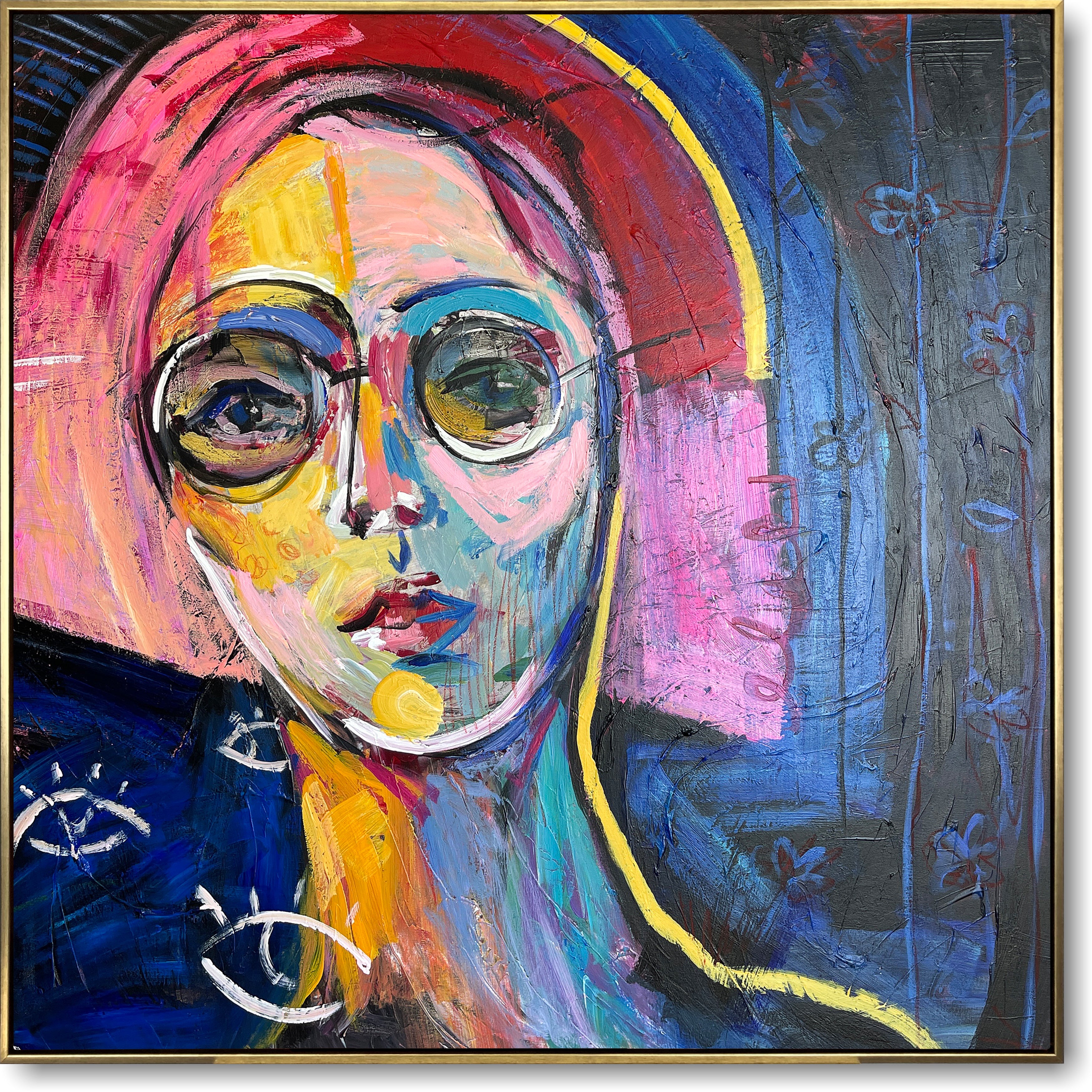 WOMAN WITH GLASSES