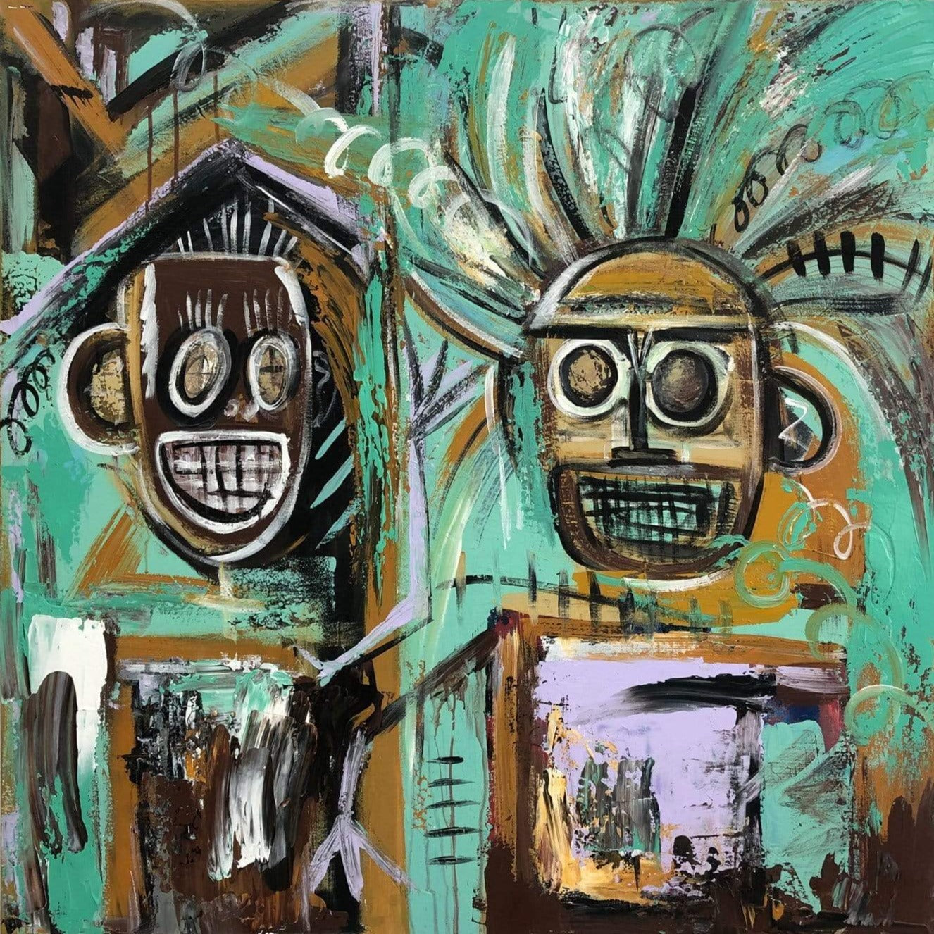 BEST FRIENDS 40"x40"