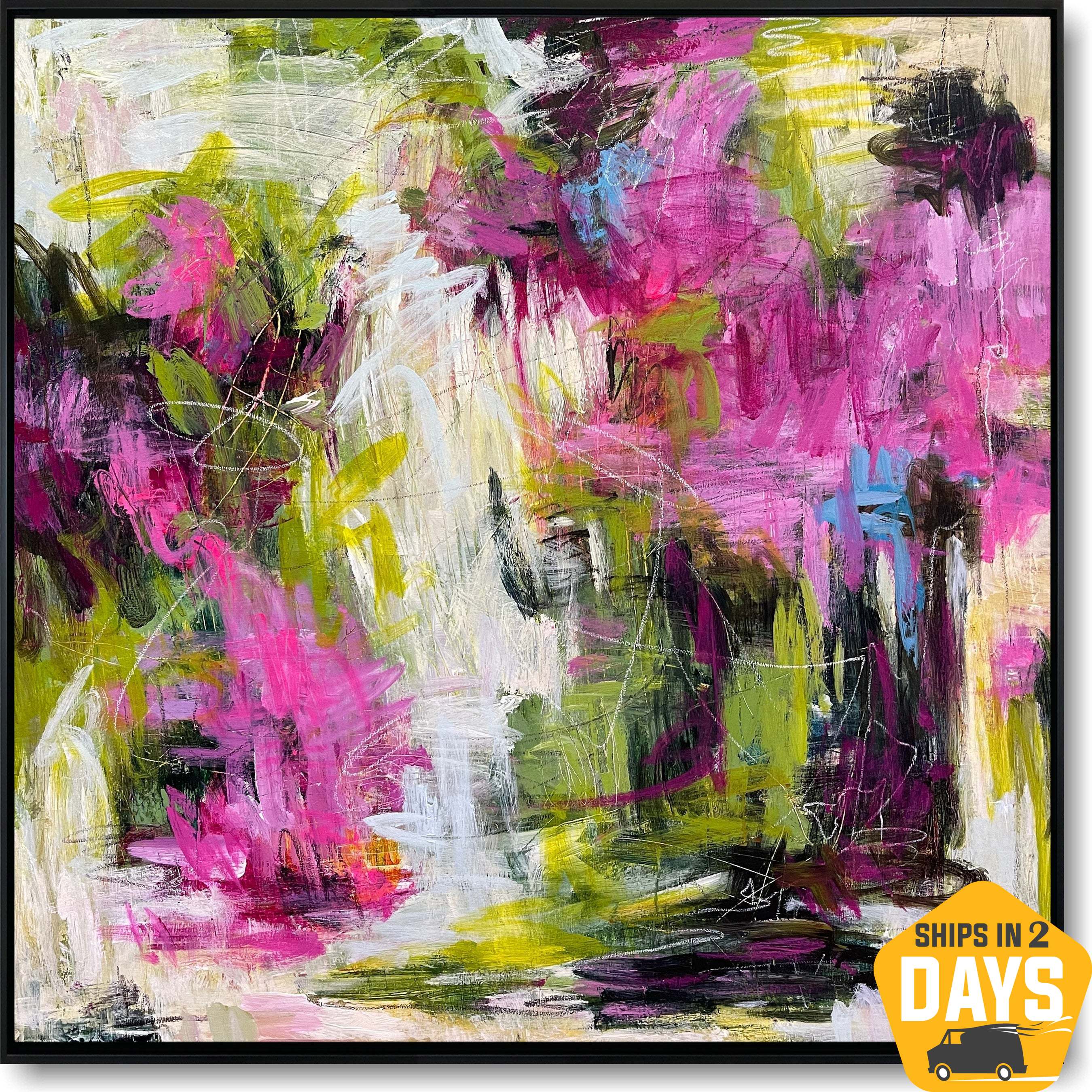 COLORFUL WHIMS 39.3"x39.3"