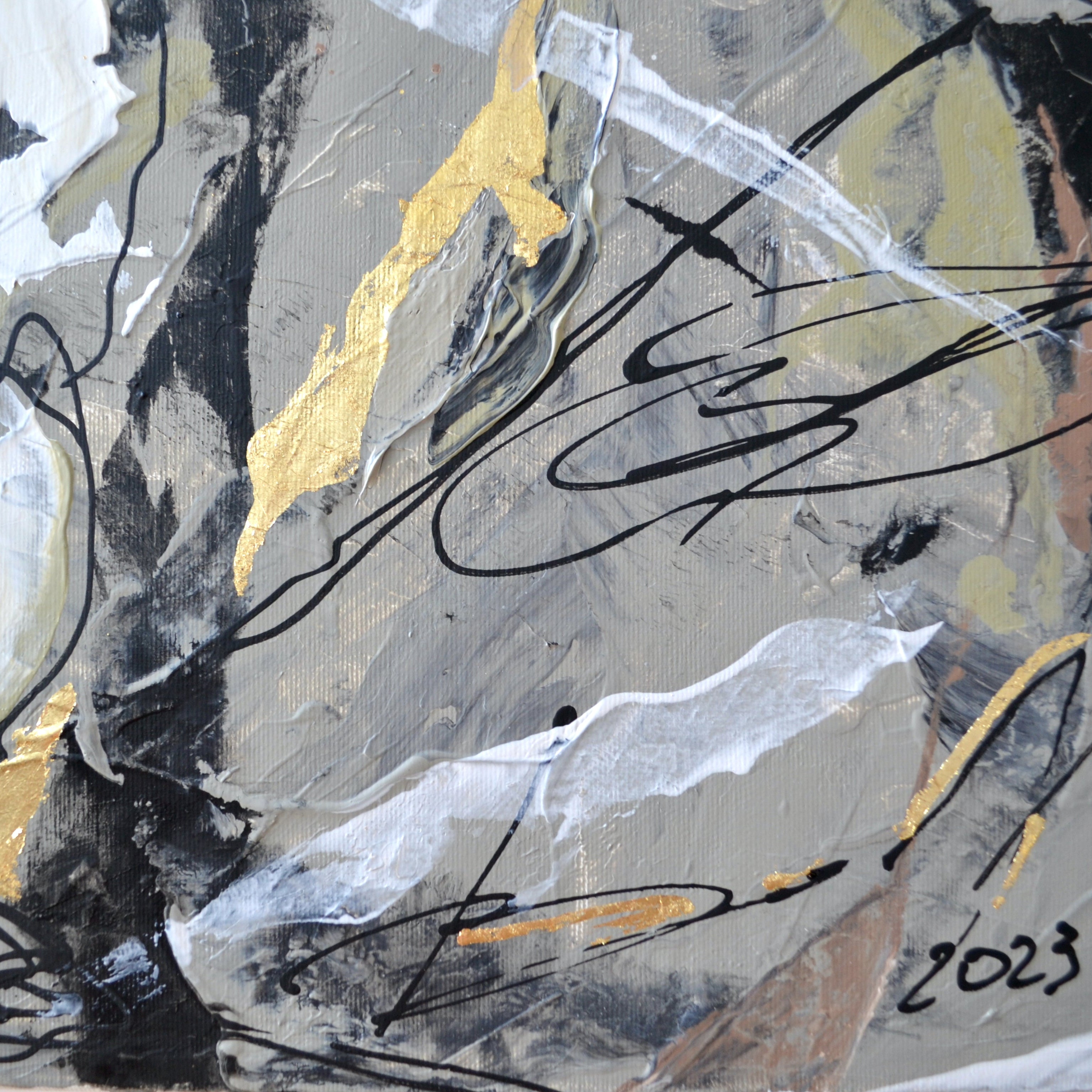 BREAK OUT THE GOLD HORIZON 37.4"x60.6"