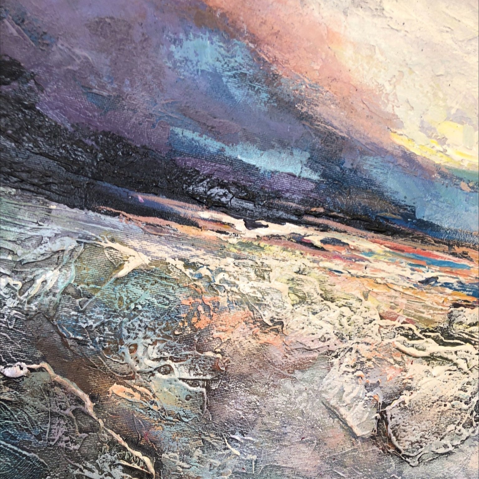 OCEANIC WAVES 27.5"x27.5"