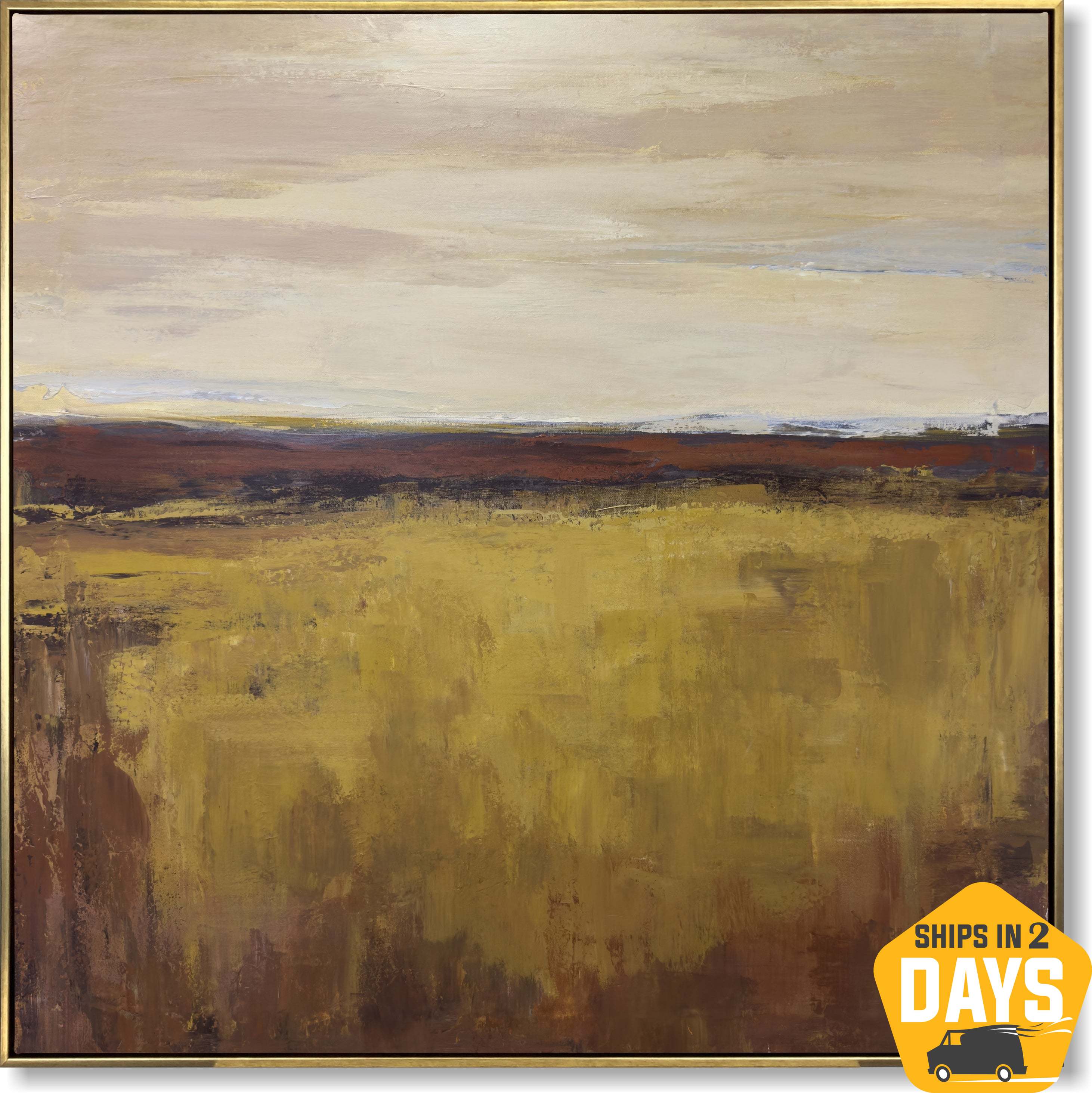 GOLDEN FIELDS 40"x40"