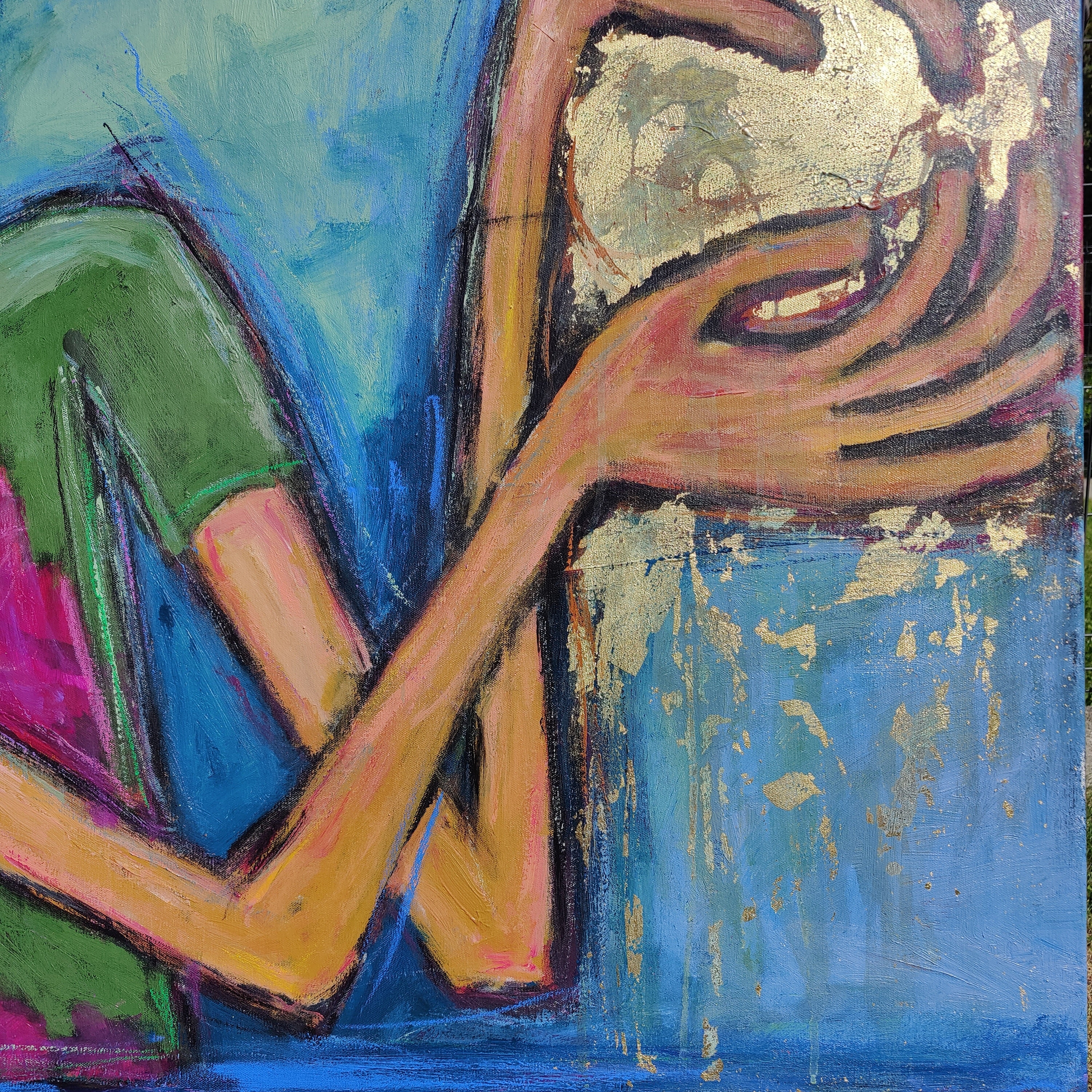 QUIETUDE OF THOUGHTS 46"x46"