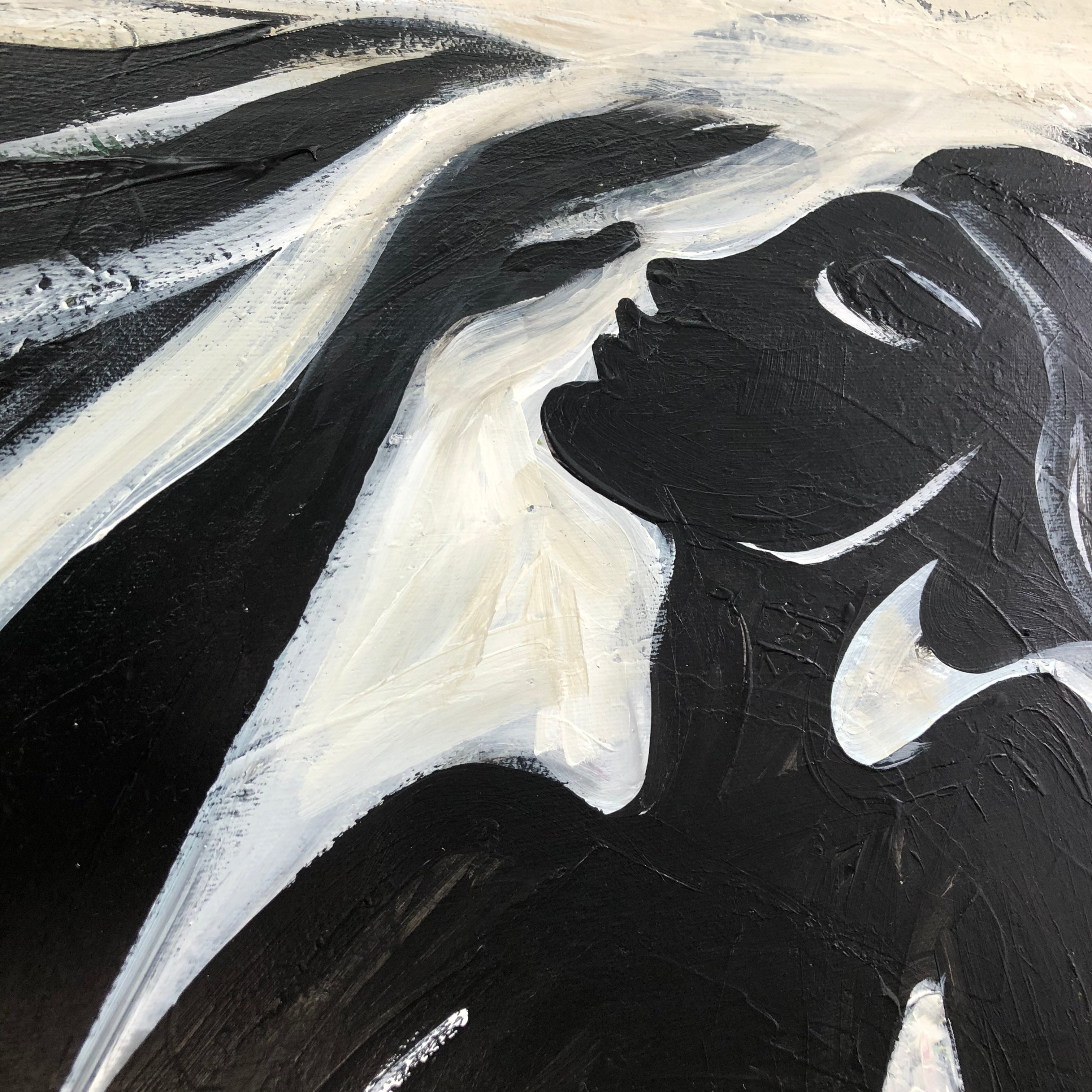 MONOCHROME GRACE 32"x32"