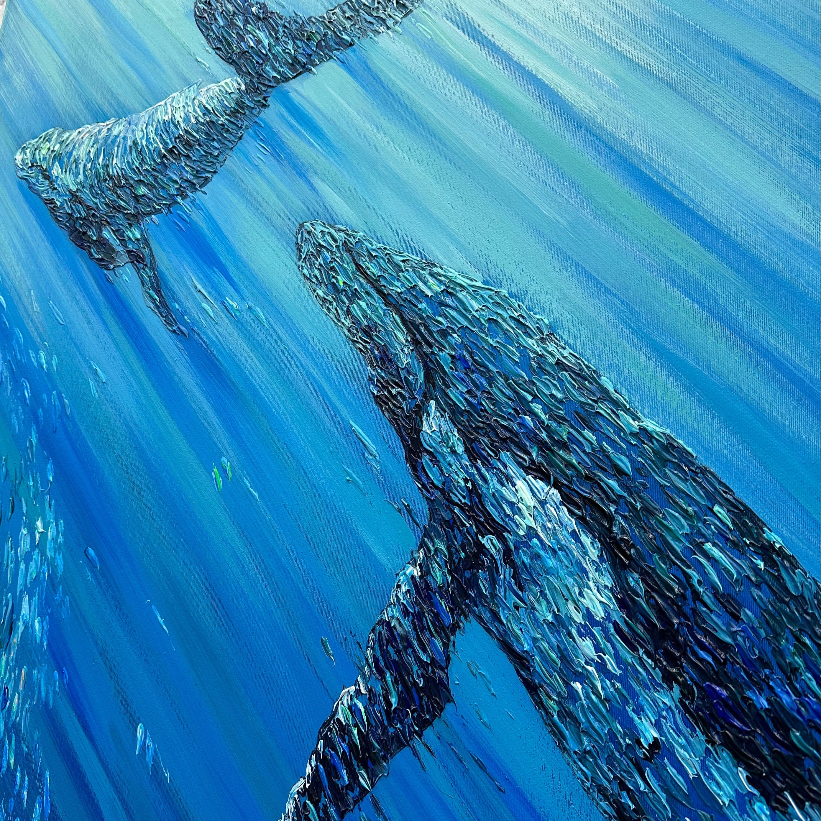 WHALE SONG 60"x40"