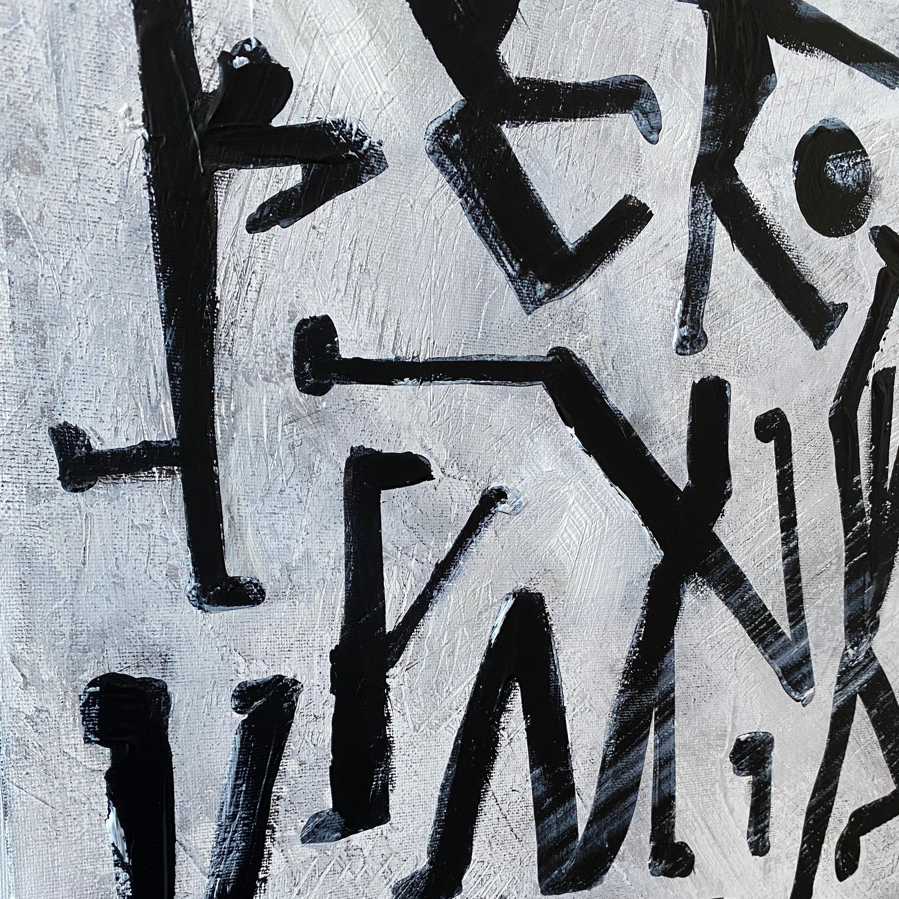 FIGURATIVE FRENZY 50"x50"