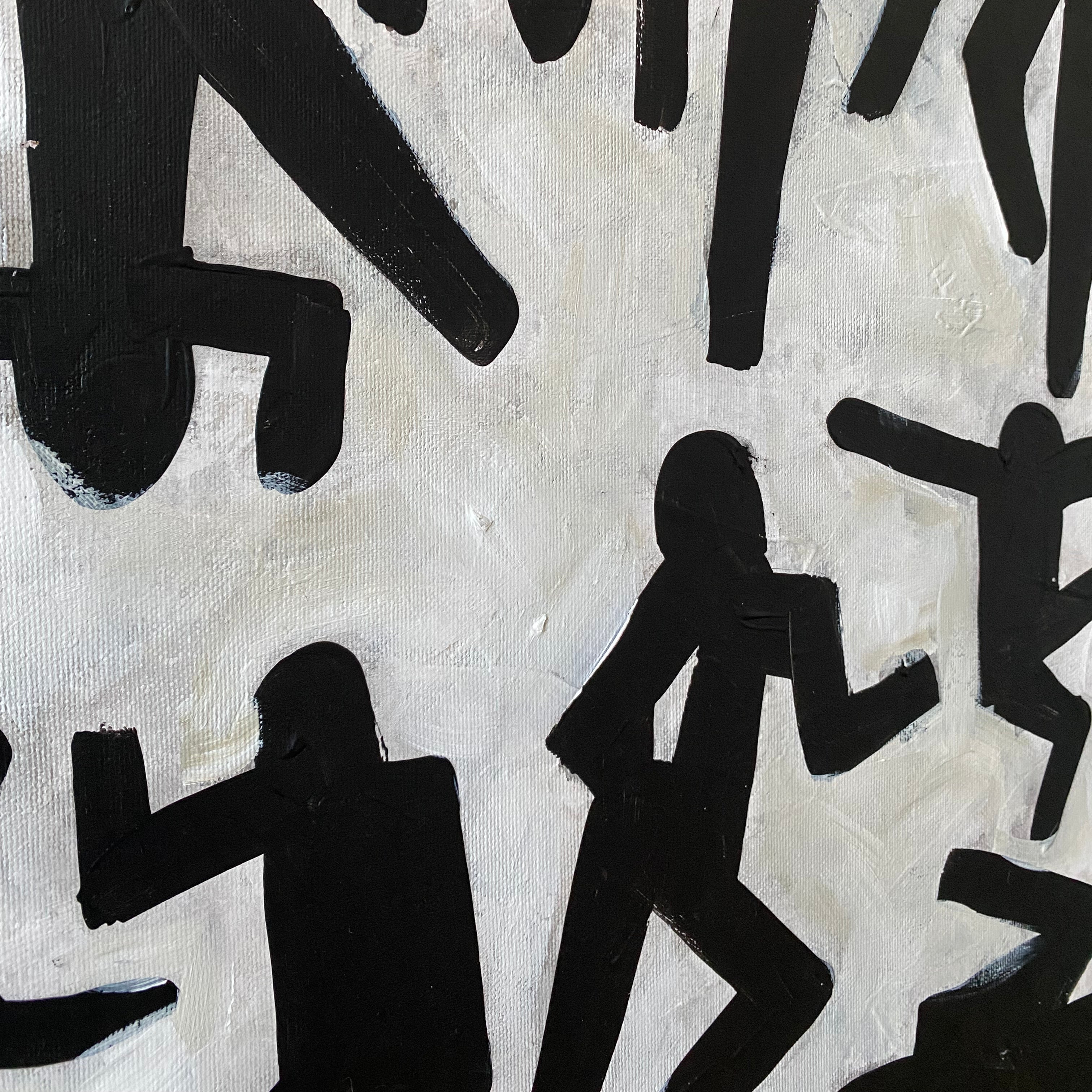 FIGURATIVE FRENZY 50"x50"