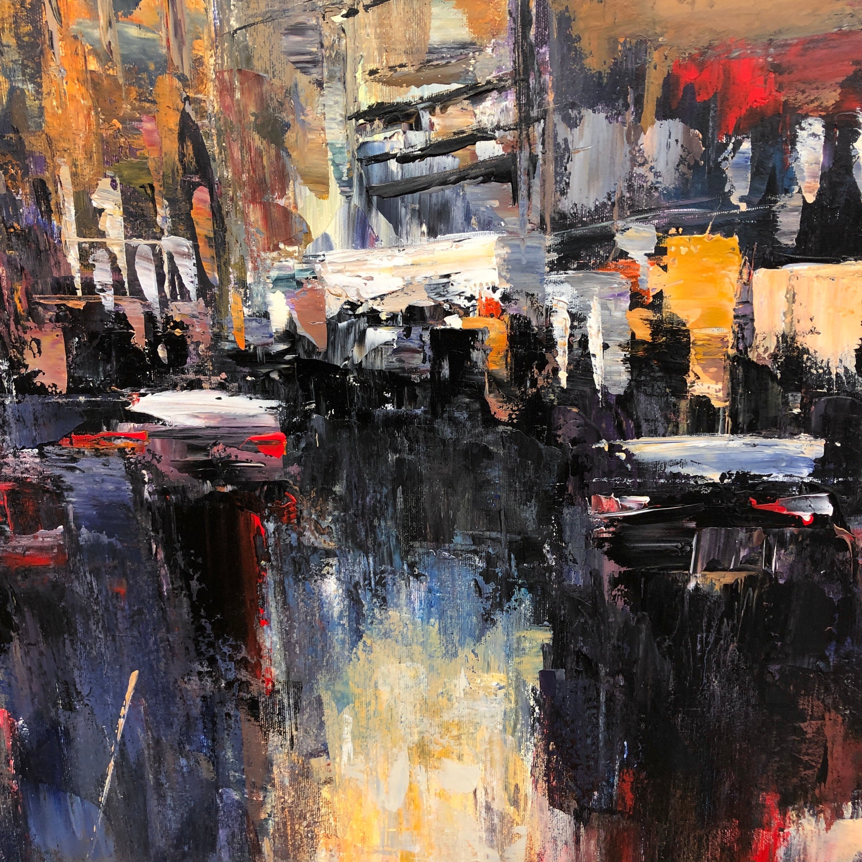 STREETS OF MANHATTAN 43.3"x39.3"