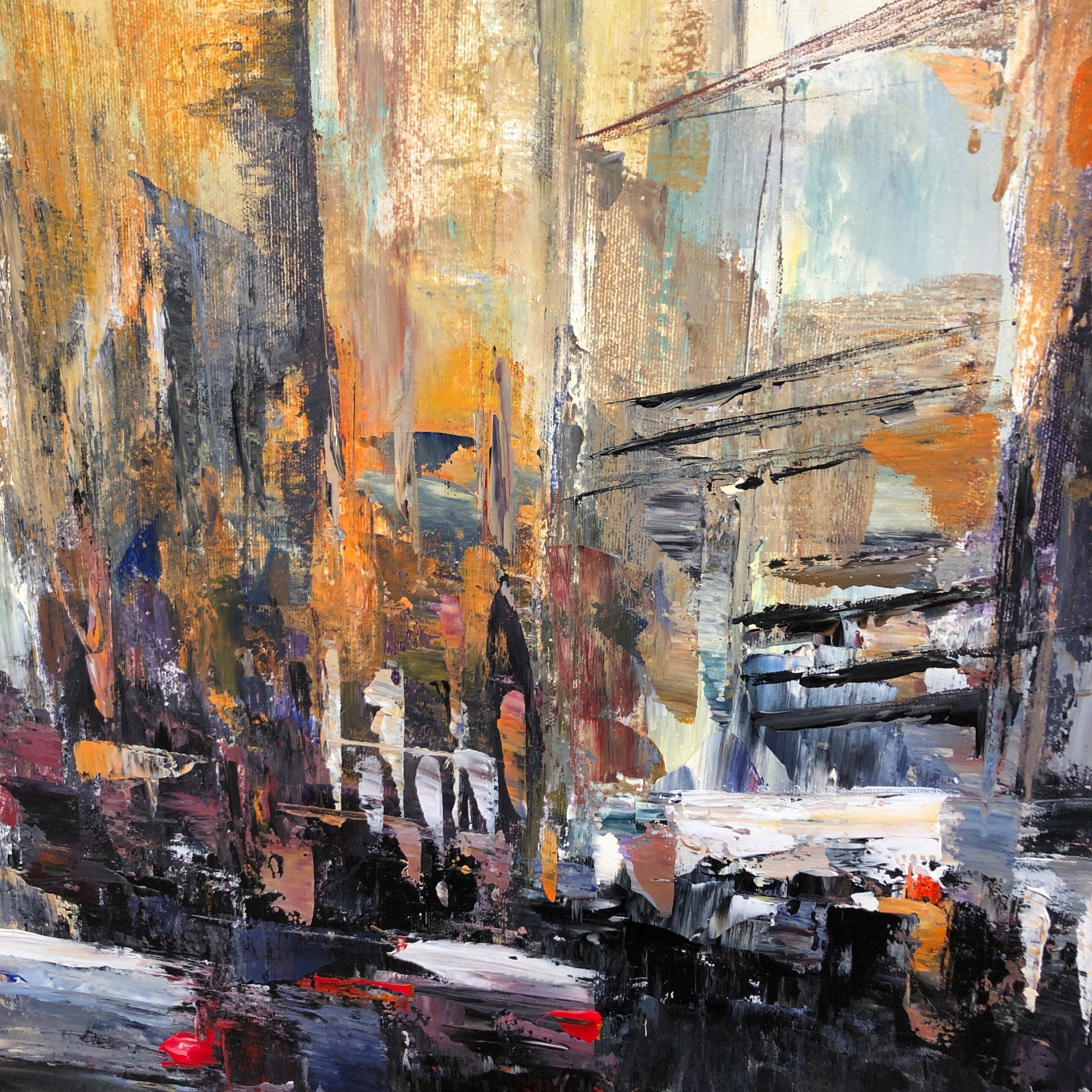 STREETS OF MANHATTAN 43.3"x39.3"