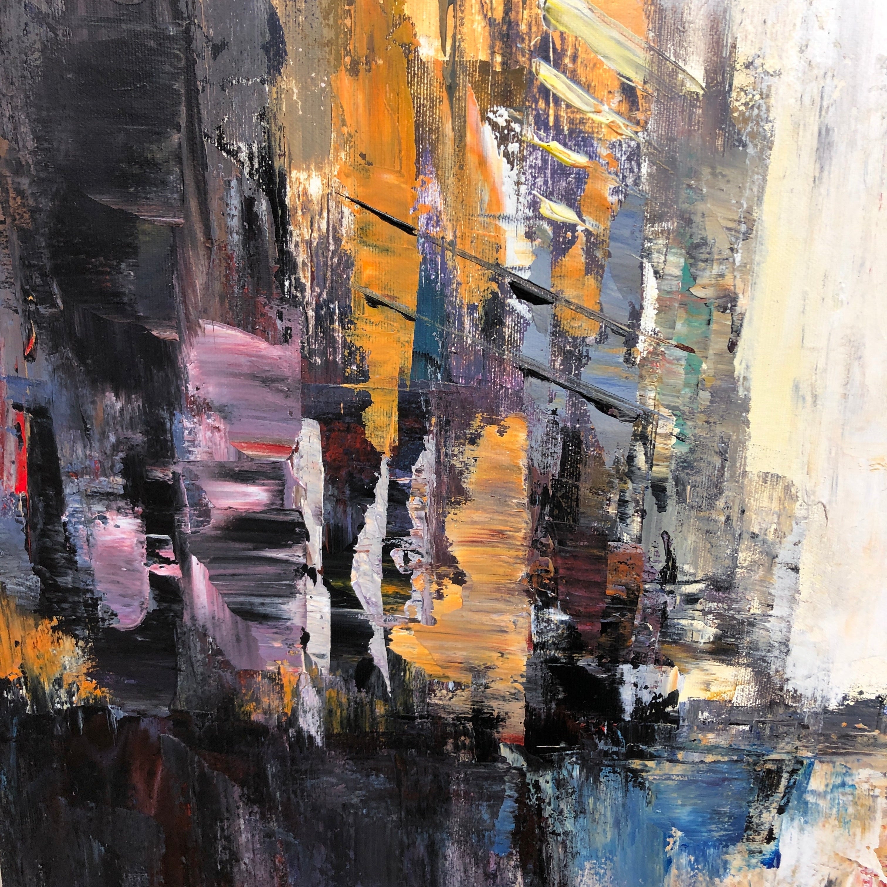 STREETS OF MANHATTAN 43.3"x39.3"