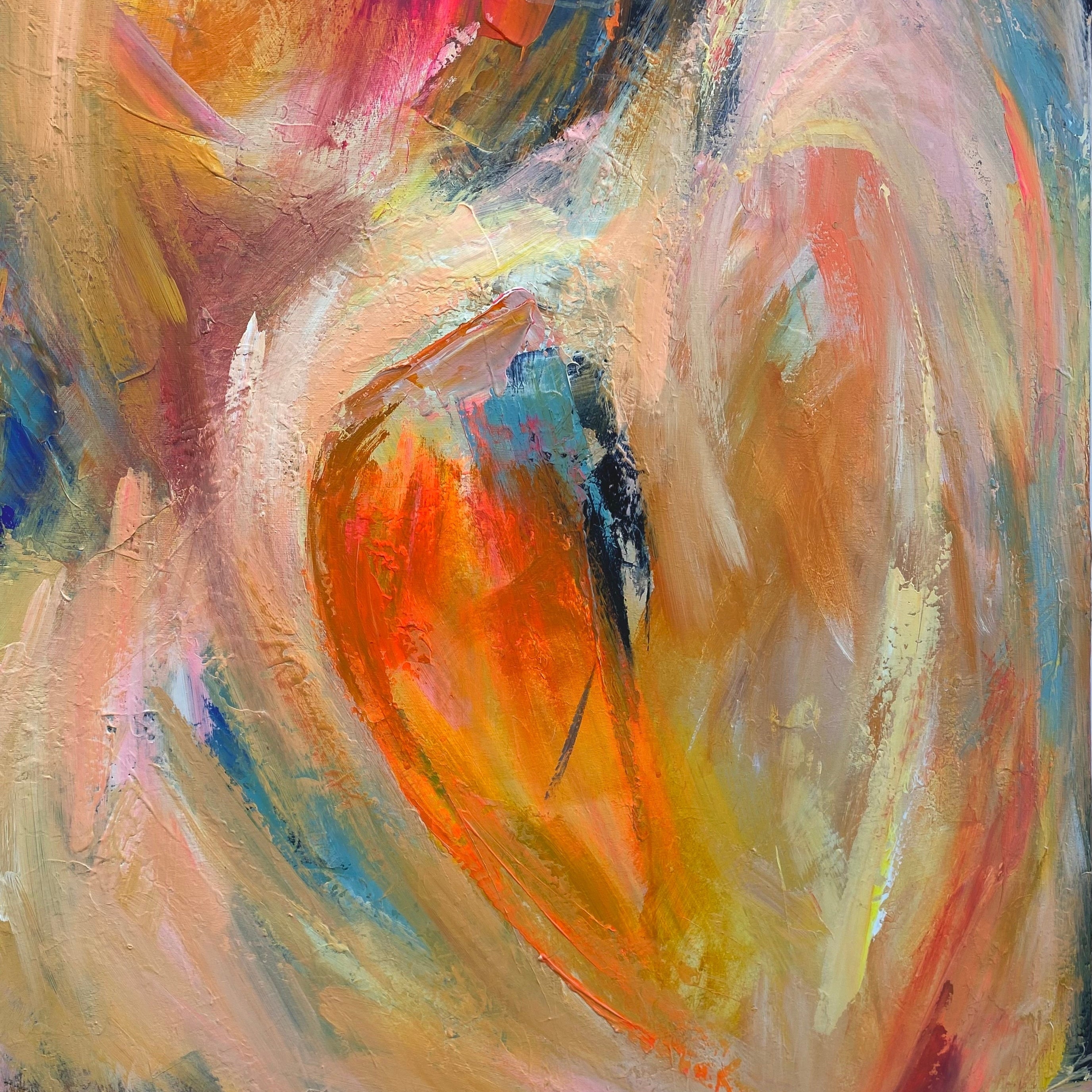 COLORFUL VOLUTE 46"x46"