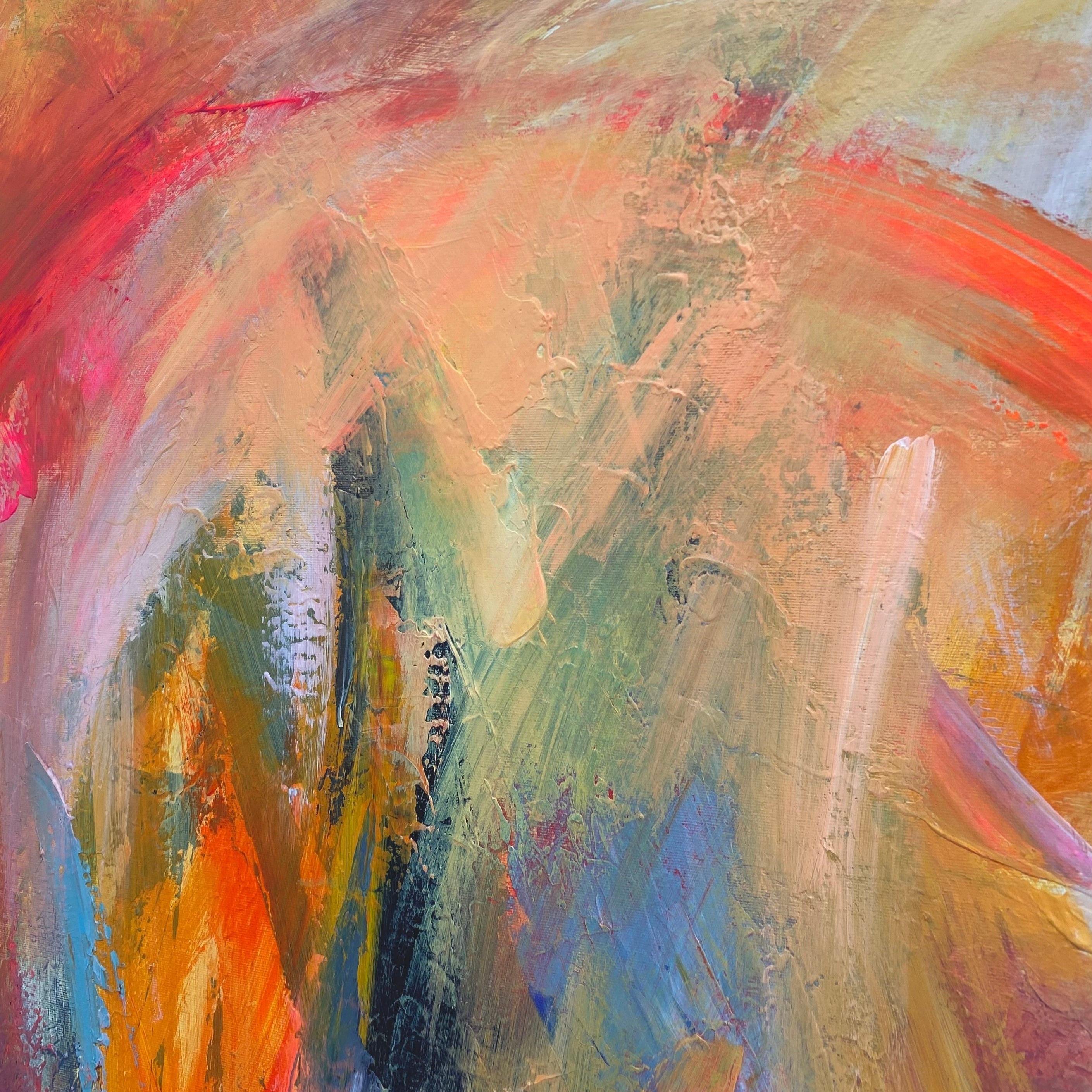 COLORFUL VOLUTE 46"x46"