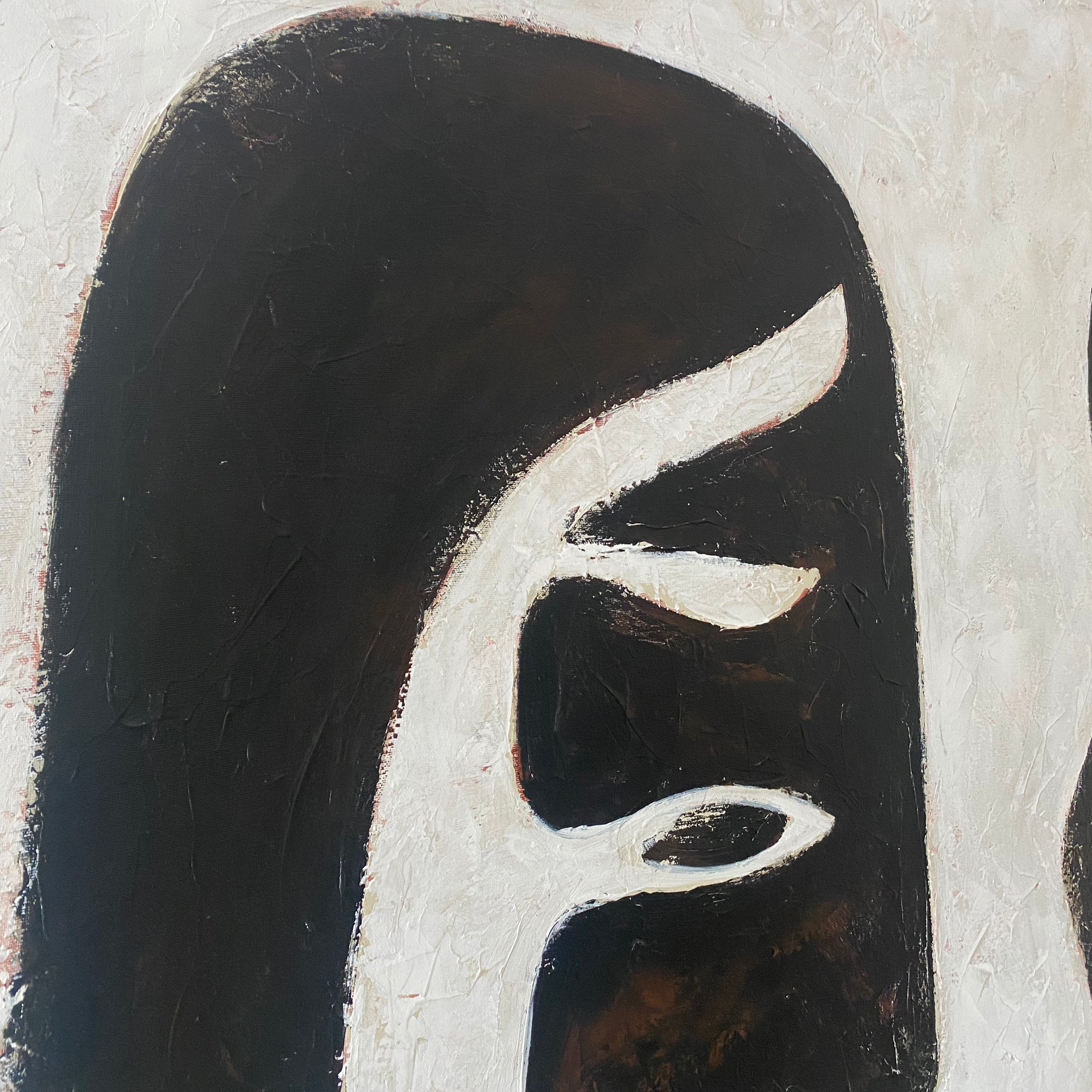 WHISPERED SIHOUETTES 50"x50"